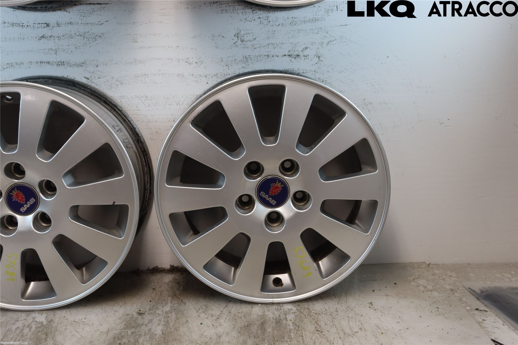 Saab 9-3 VER 1 98-03 Felg Aluminium Sett 4Stk
