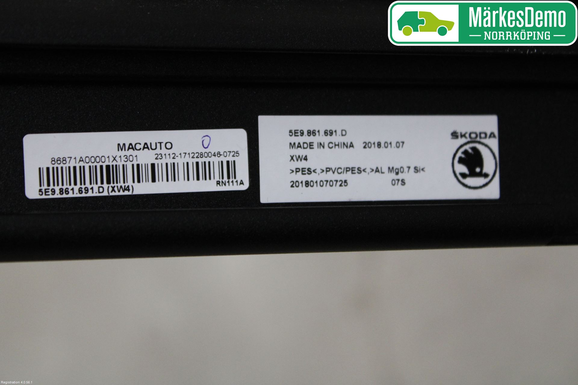 Skoda OCTAVIA (5E) 13-20 Innr Lastenett