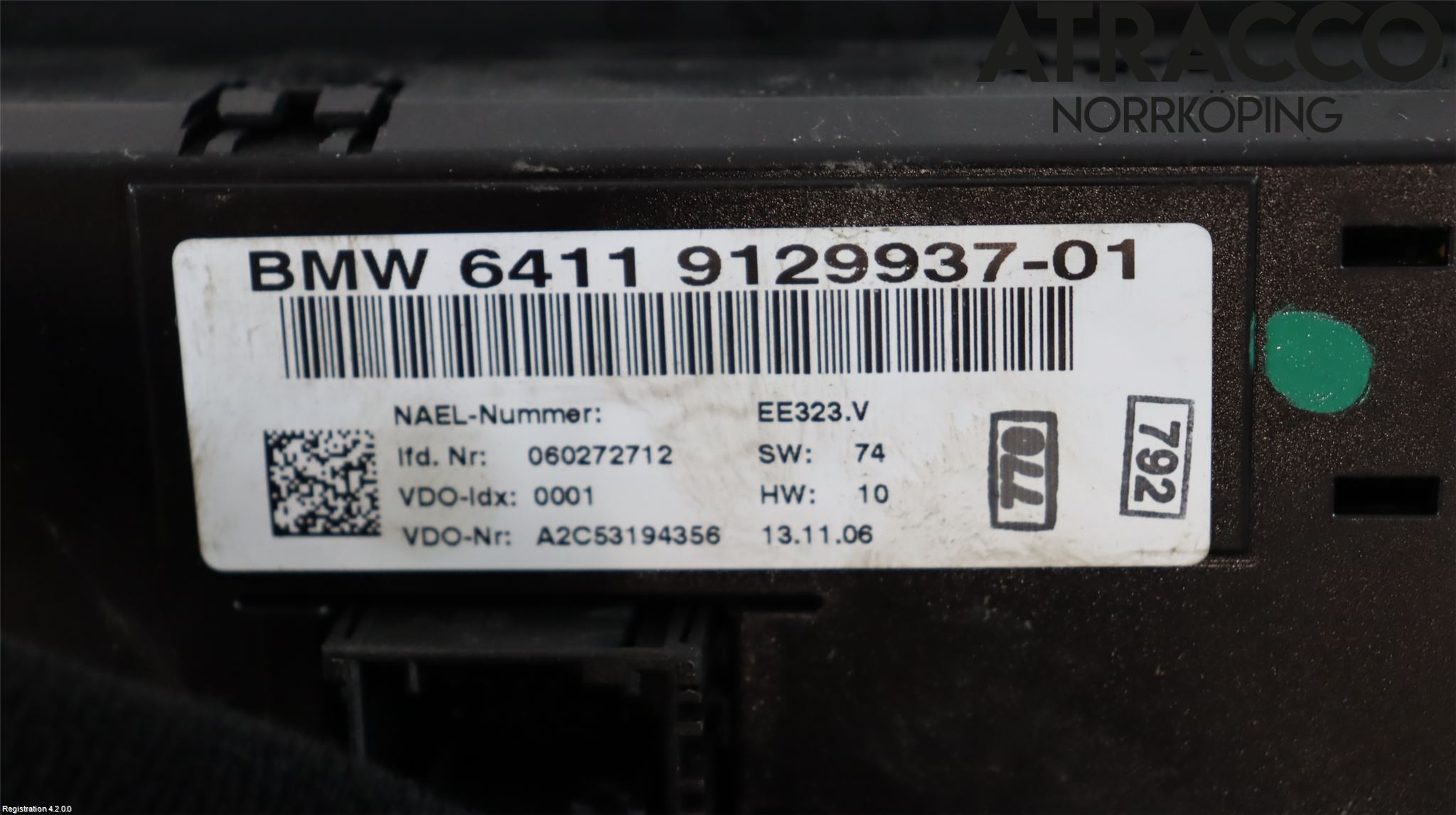 BMW 3 E92/93 Coupé/Cab 05-14 Varmeapparat Panel(Regulering)
