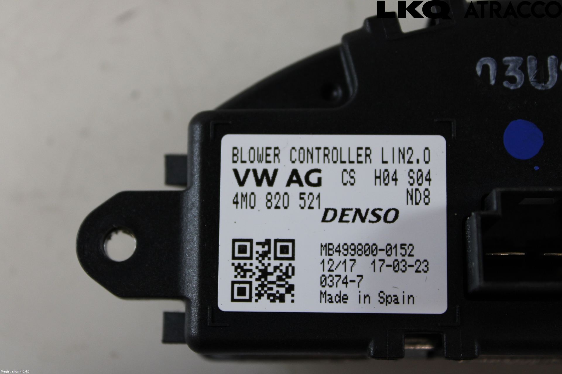Audi Q7/SQ7 Varmeapparat Viftemotstand