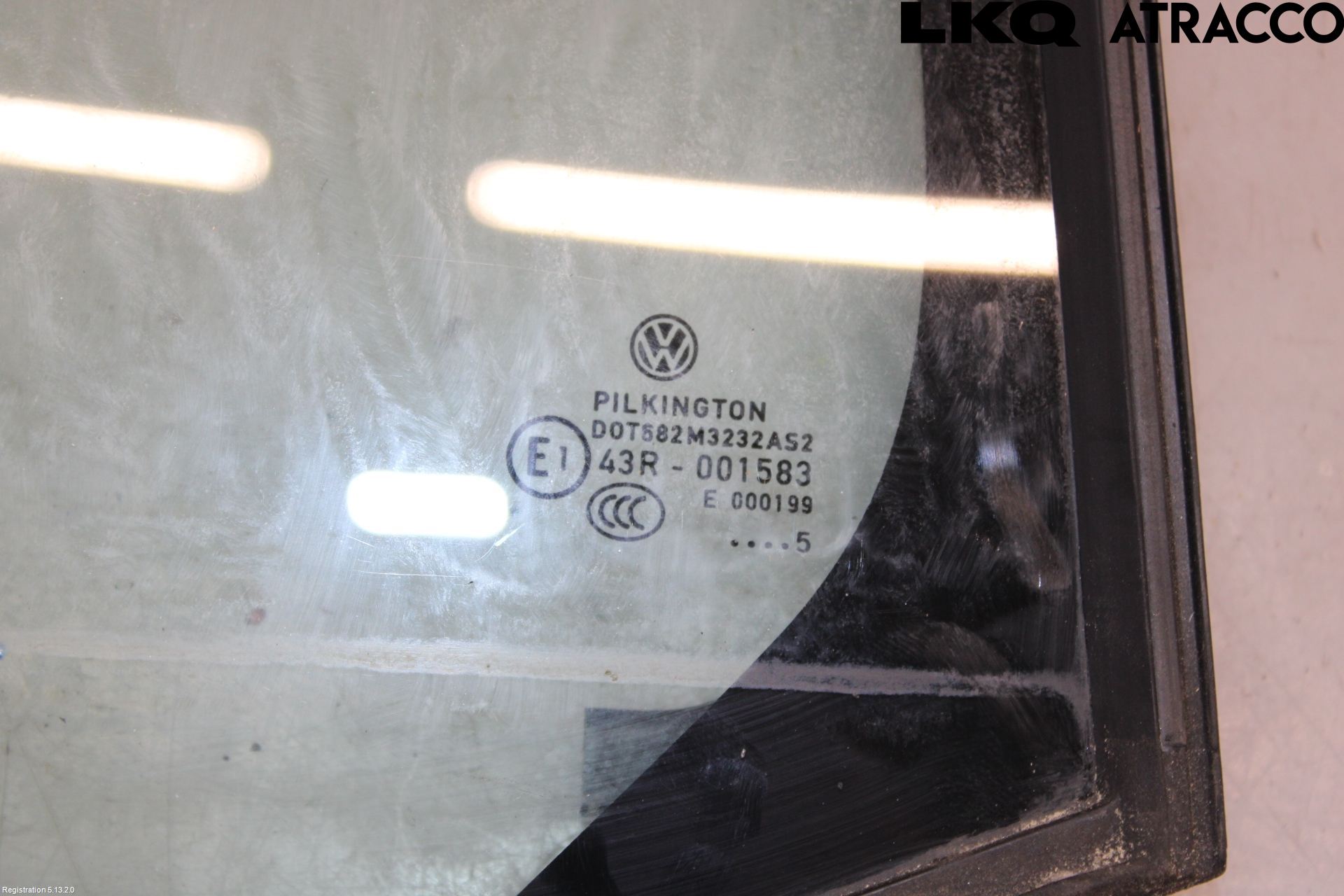 Volkswagen VW GOLF / E-GOLF VII 13-20 Dørrute Bak Vens Trekant 4D