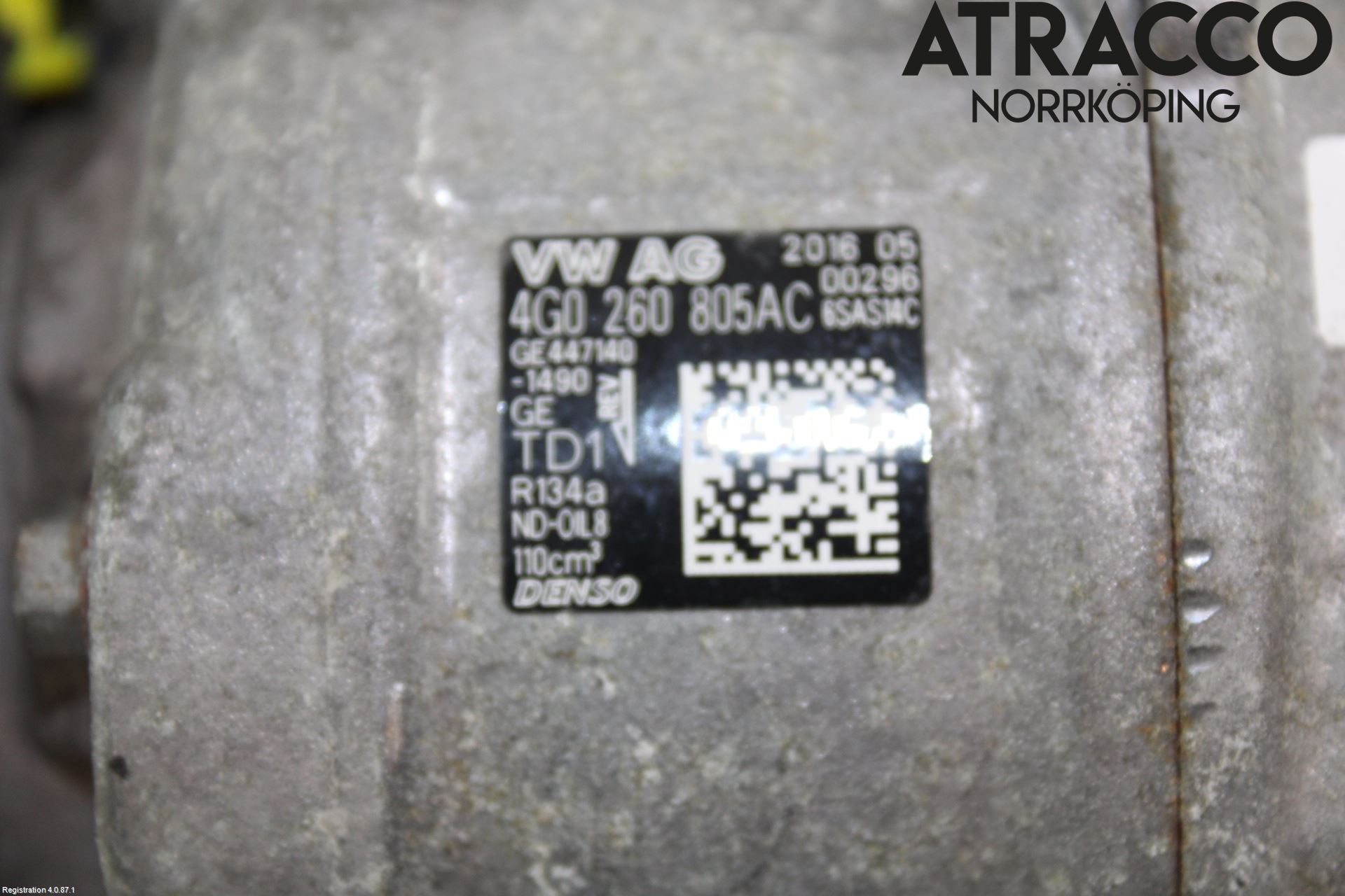 Audi A6/S6 4G 11-18 Varme Ac Kompressor