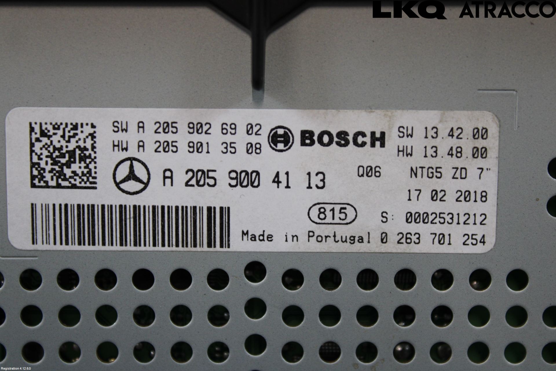 Mercedes-Benz MB X-KLASS (BR 470) 18-20 Instr Skjerm Dvd-Gps-Ac-Tlf