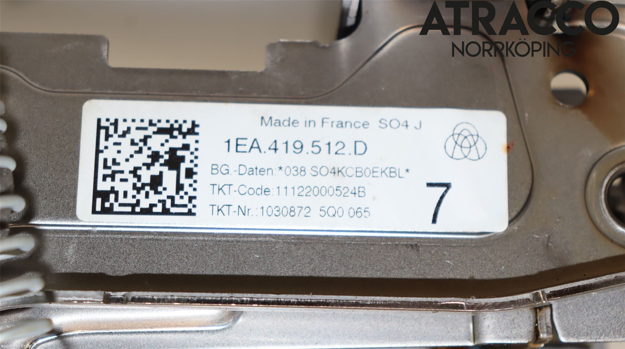 Volkswagen VW ID.3 21- Rattakselaggregat Justerbart