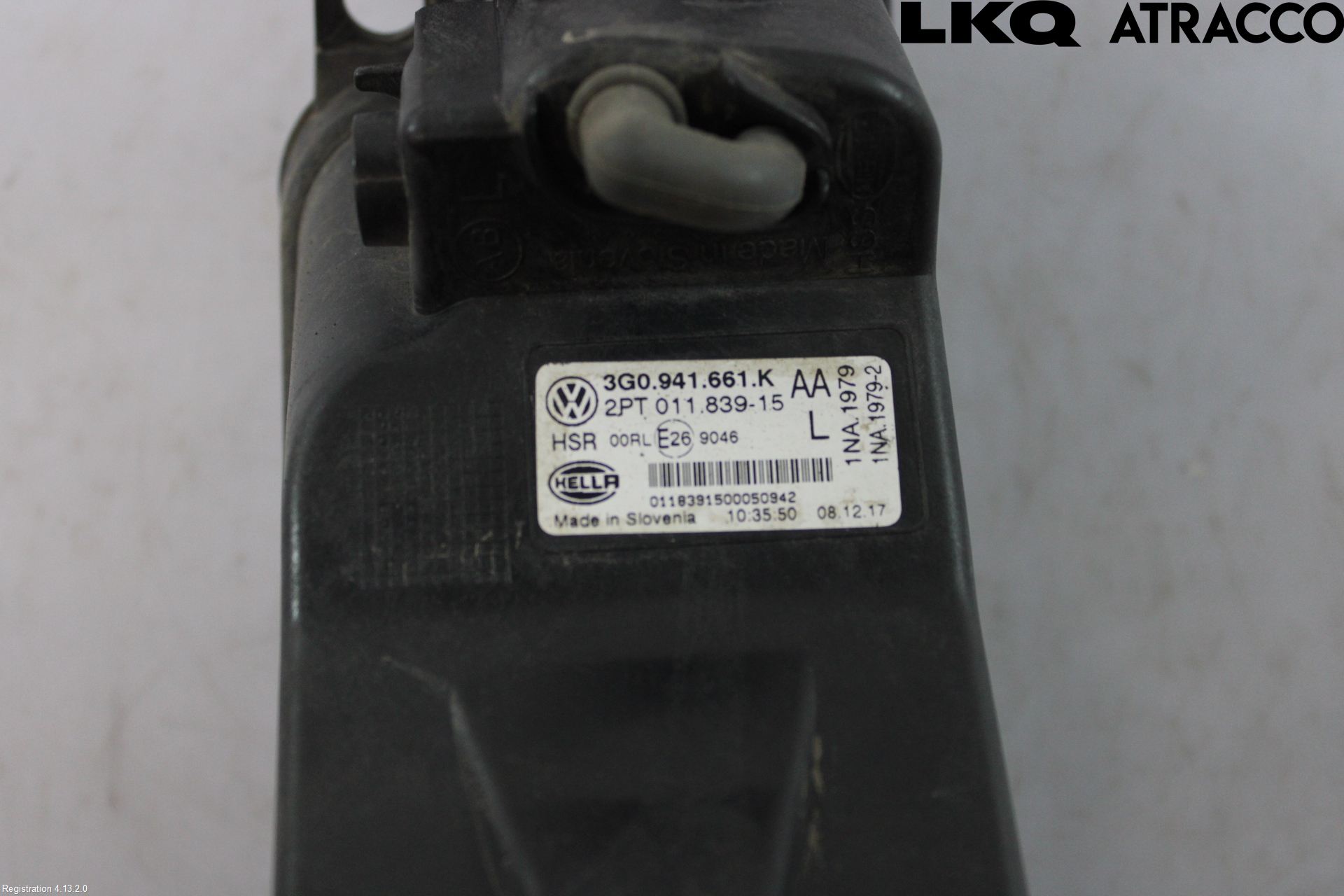 Volkswagen VW PASSAT 15-19 Frontlykt-Kurve-Tåkelys