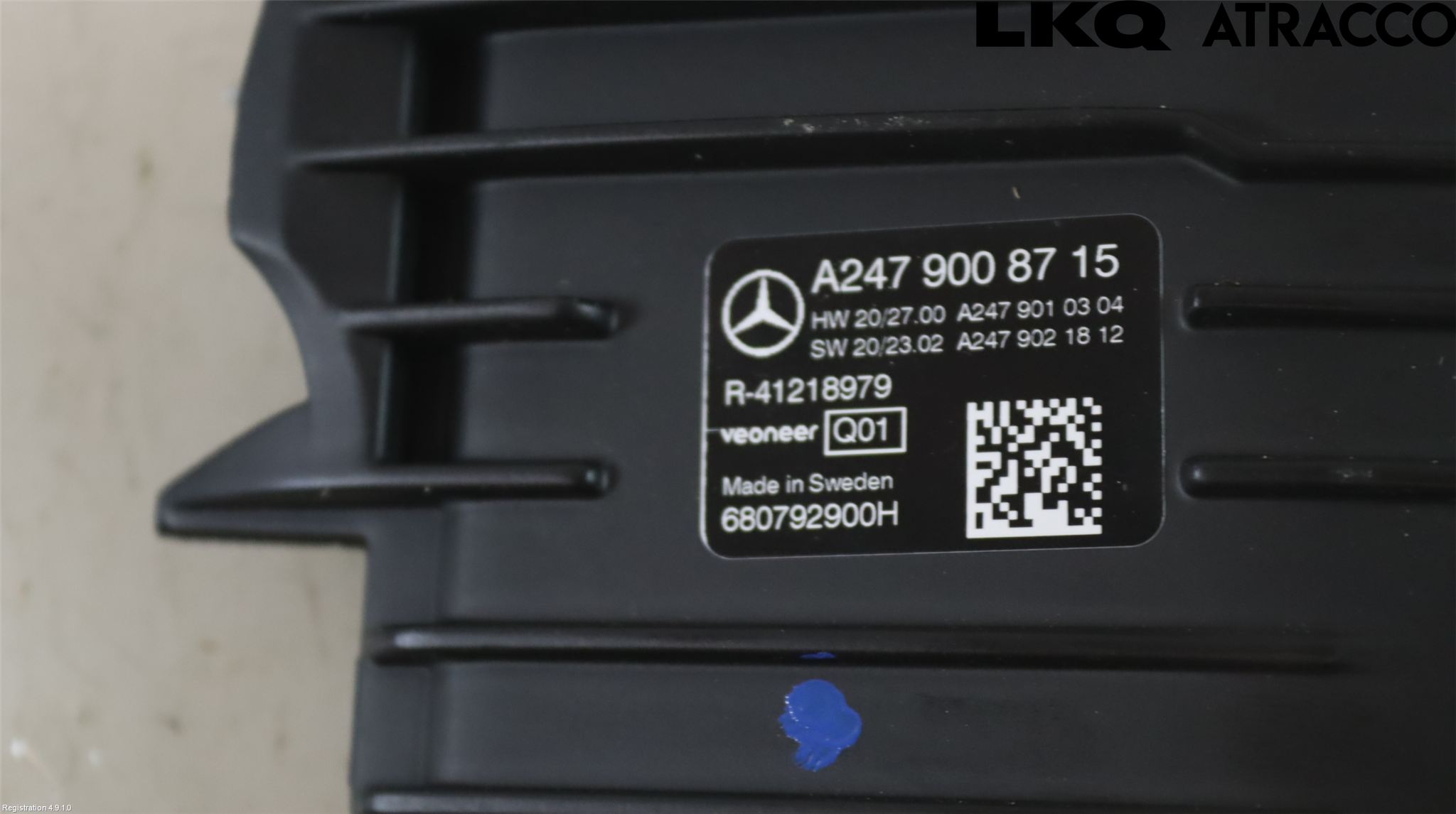 Mercedes-Benz MB CLA-KLASS (C118/X118) 19- Parkeringshjelp Kamera
