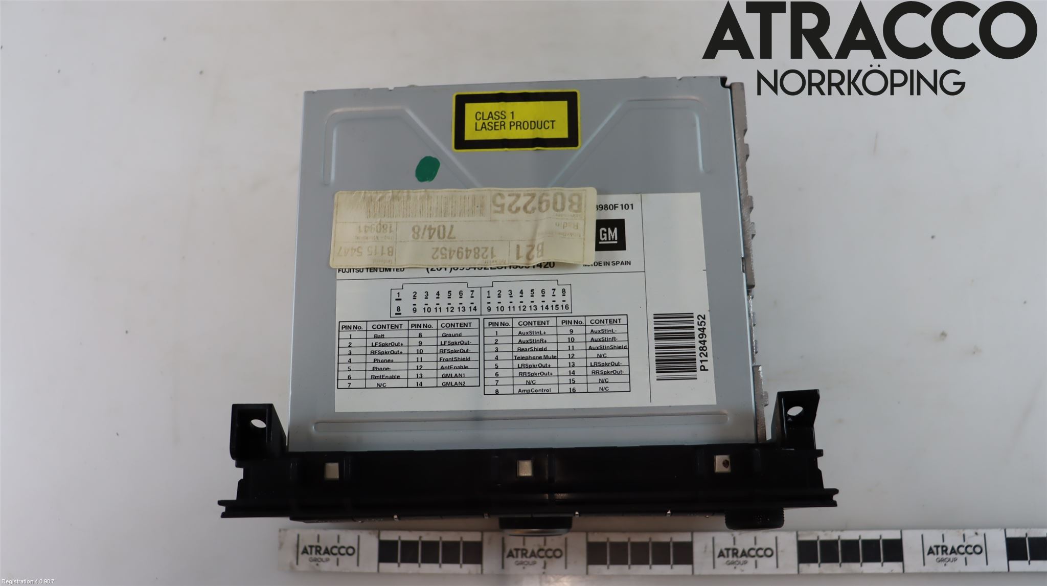 Saab 9-3 VER2/VER3 08-15 Stereo Radio Med Cd