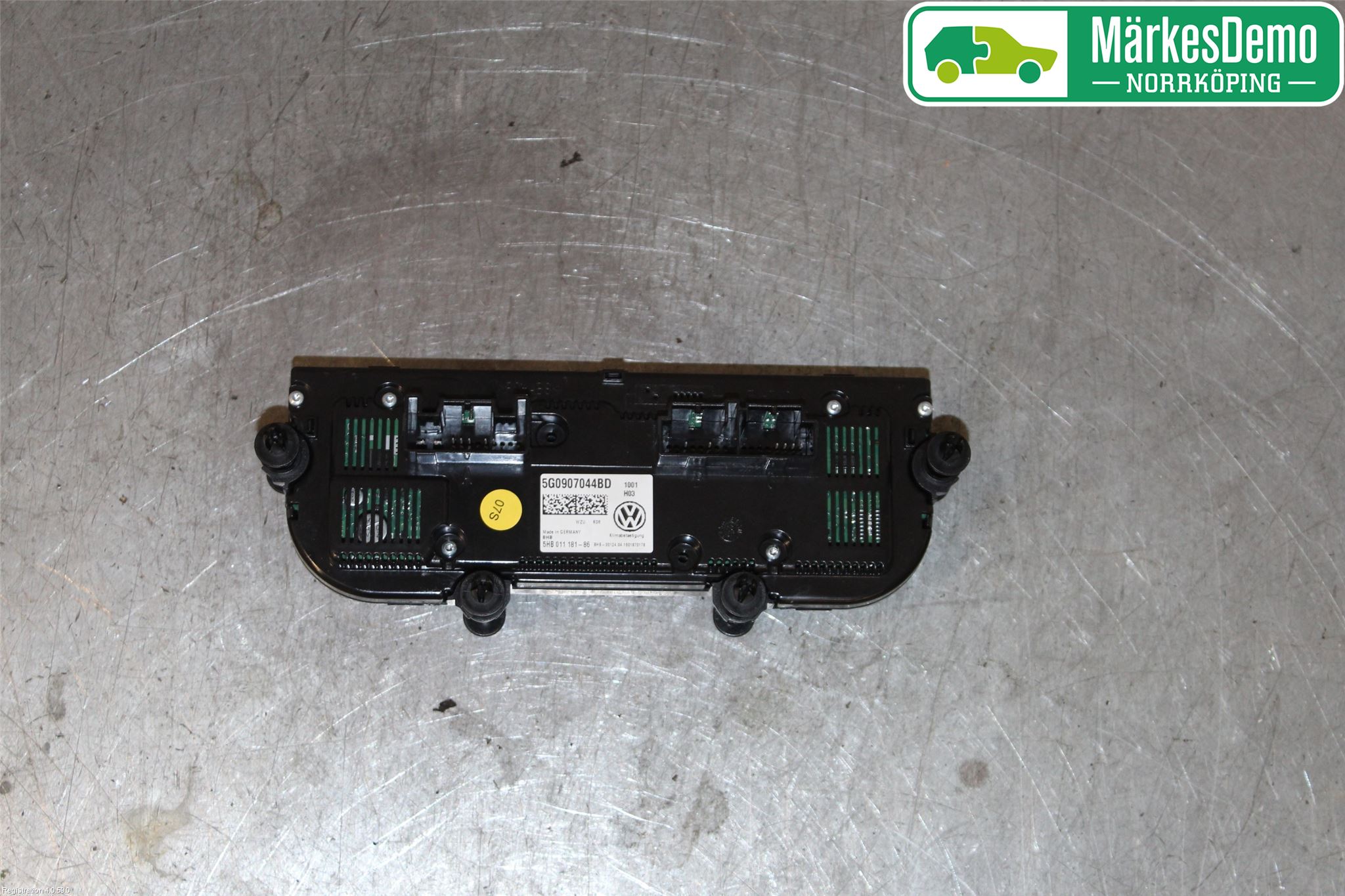 Volkswagen VW GOLF / E-GOLF VII 13-20 Varmeapparat Panel(Regulering)