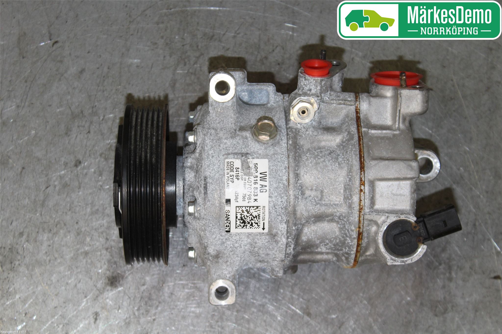 Skoda SUPERB 16-24 Varme Ac Kompressor