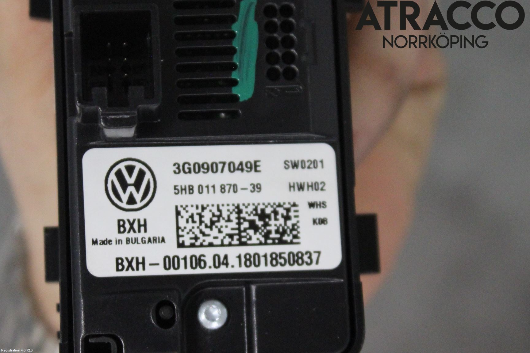 Volkswagen VW ARTEON 17- Varmeapparat Panel(Regulering)