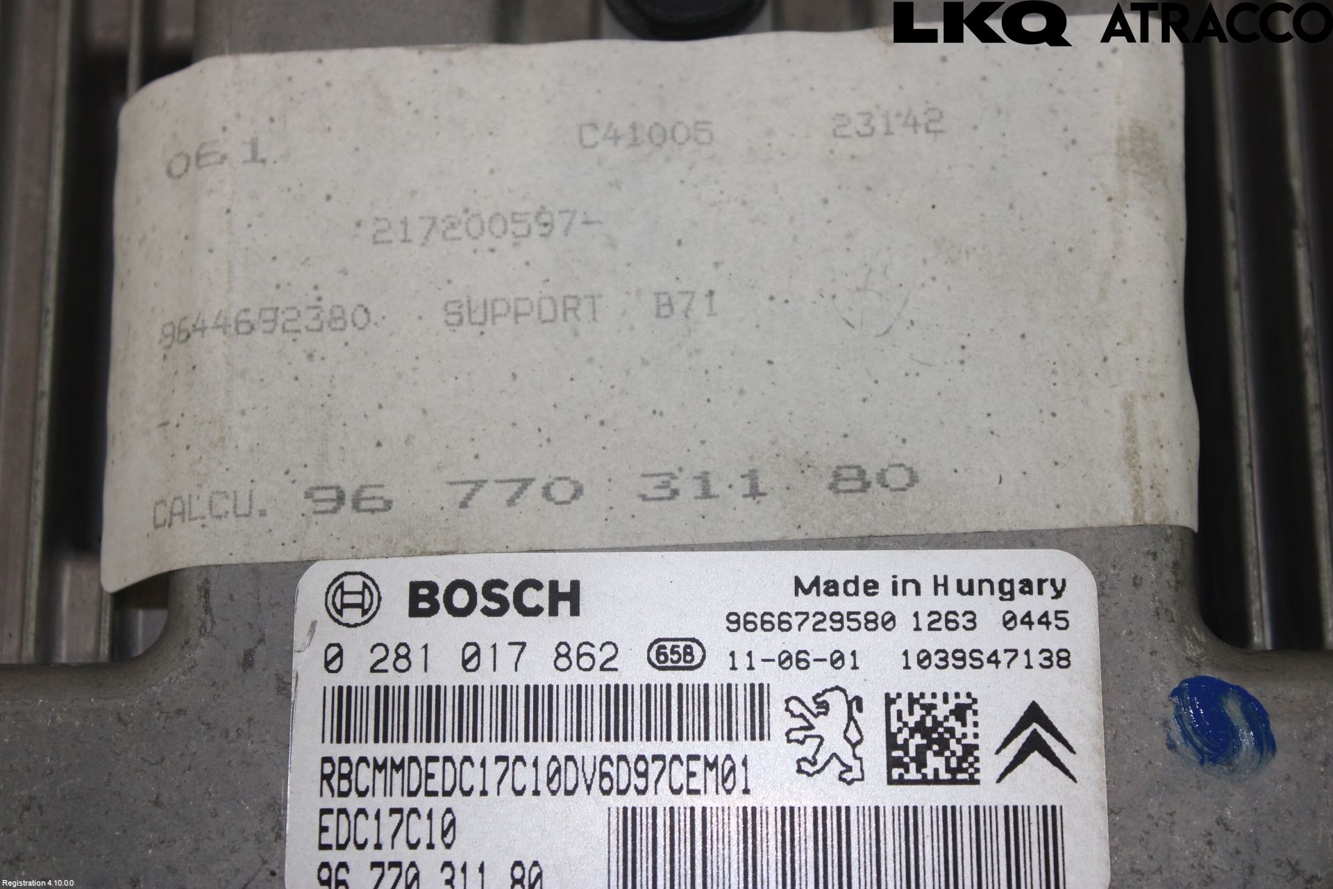 Citroen C4 II 11-18 Styreenhet Dieselpumpe