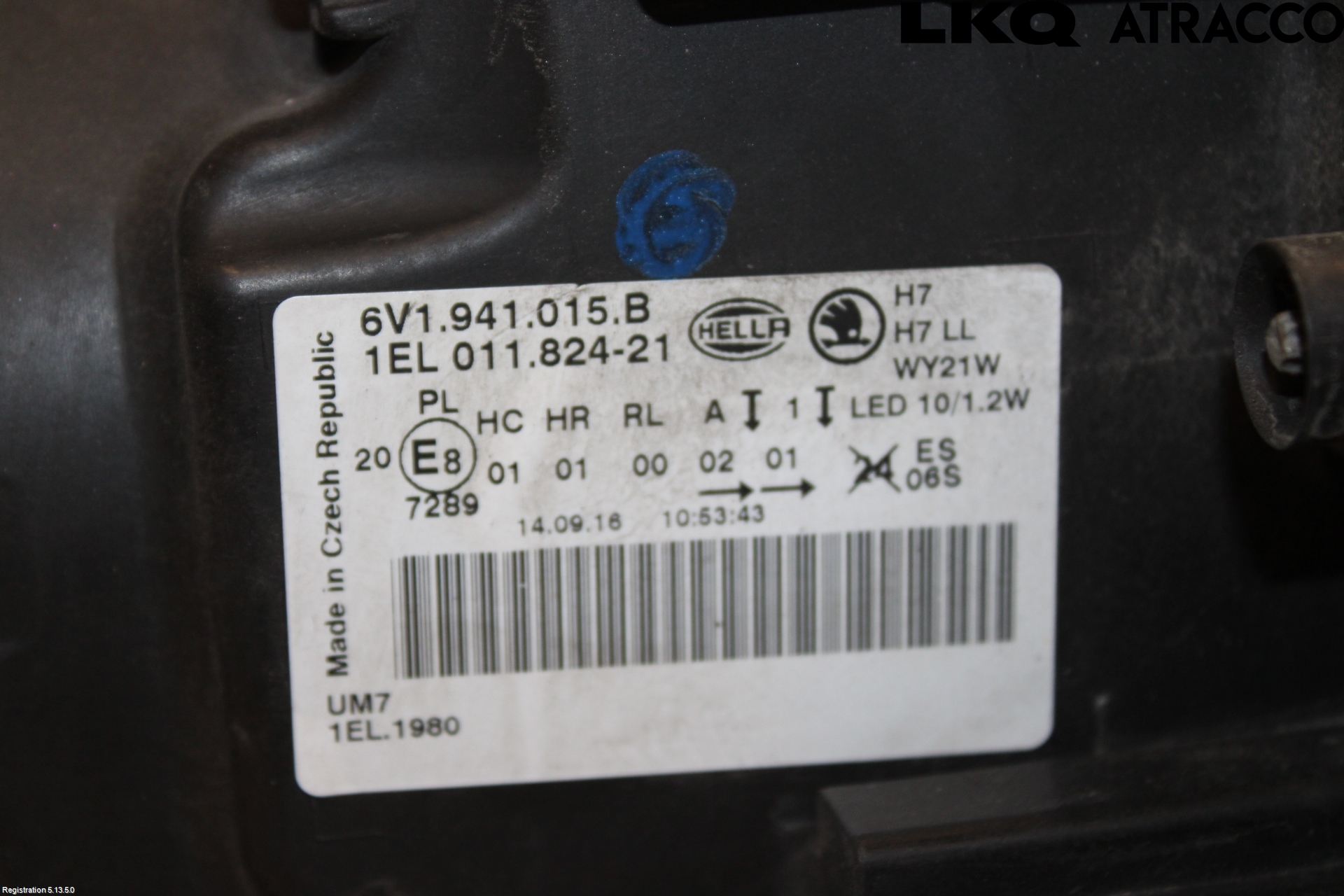 Skoda FABIA 15-21 Frontlykt Venstre