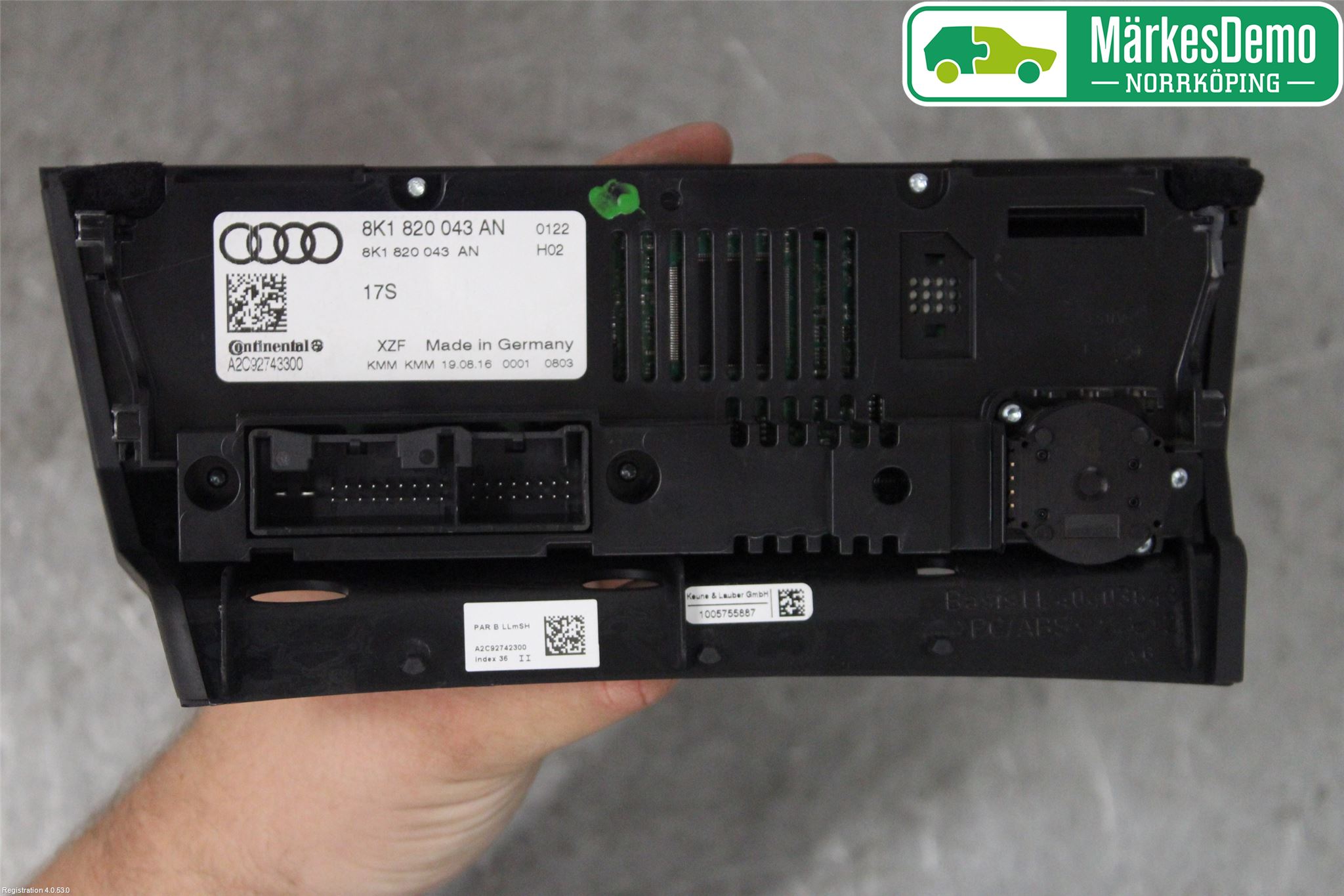 Audi A5 07-16 Varmeapparat Panel(Regulering)