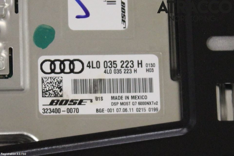 Audi Q7/SQ7 Stereo Forsterker