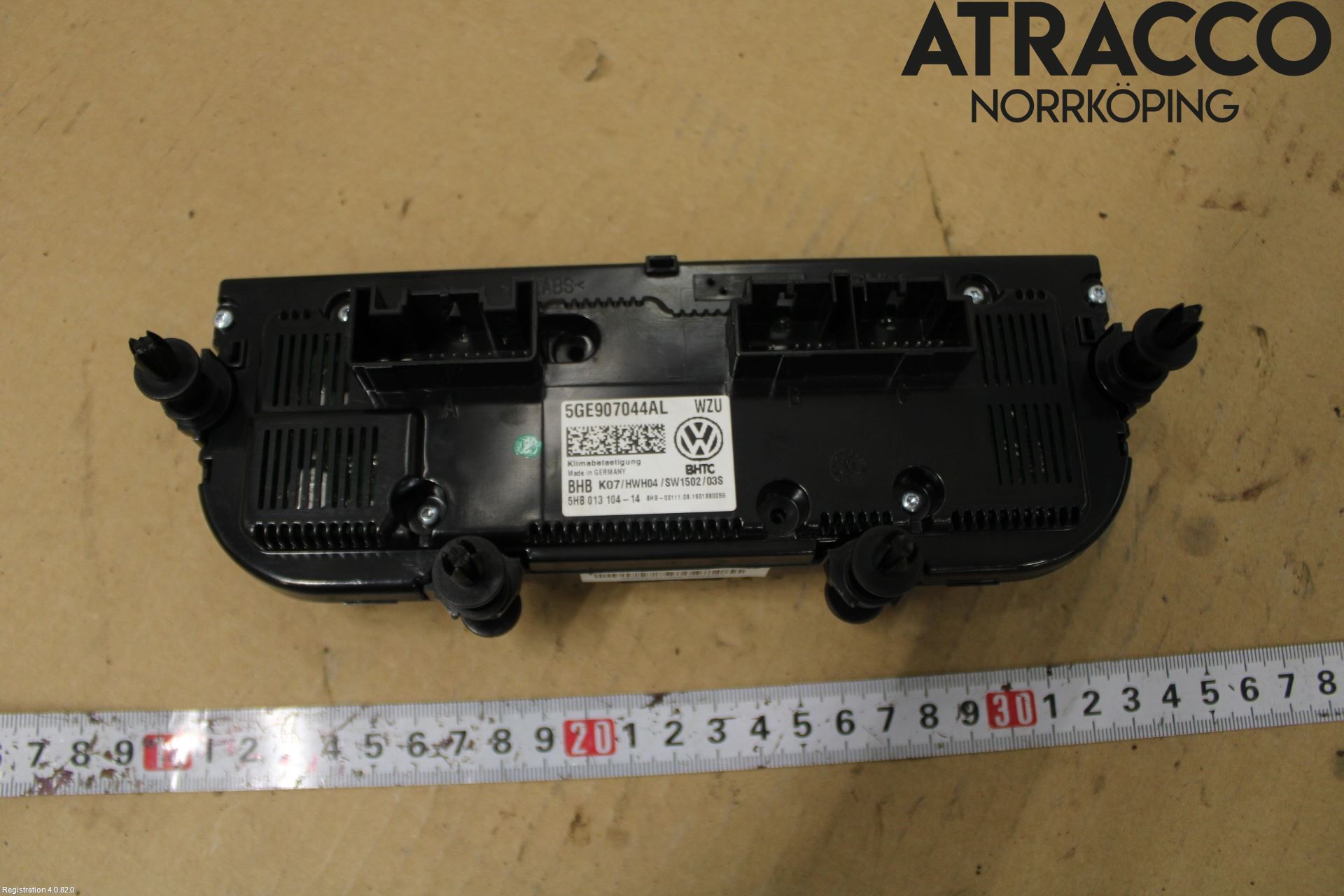 Volkswagen VW PASSAT 15-19 Varmeapparat Panel(Regulering)
