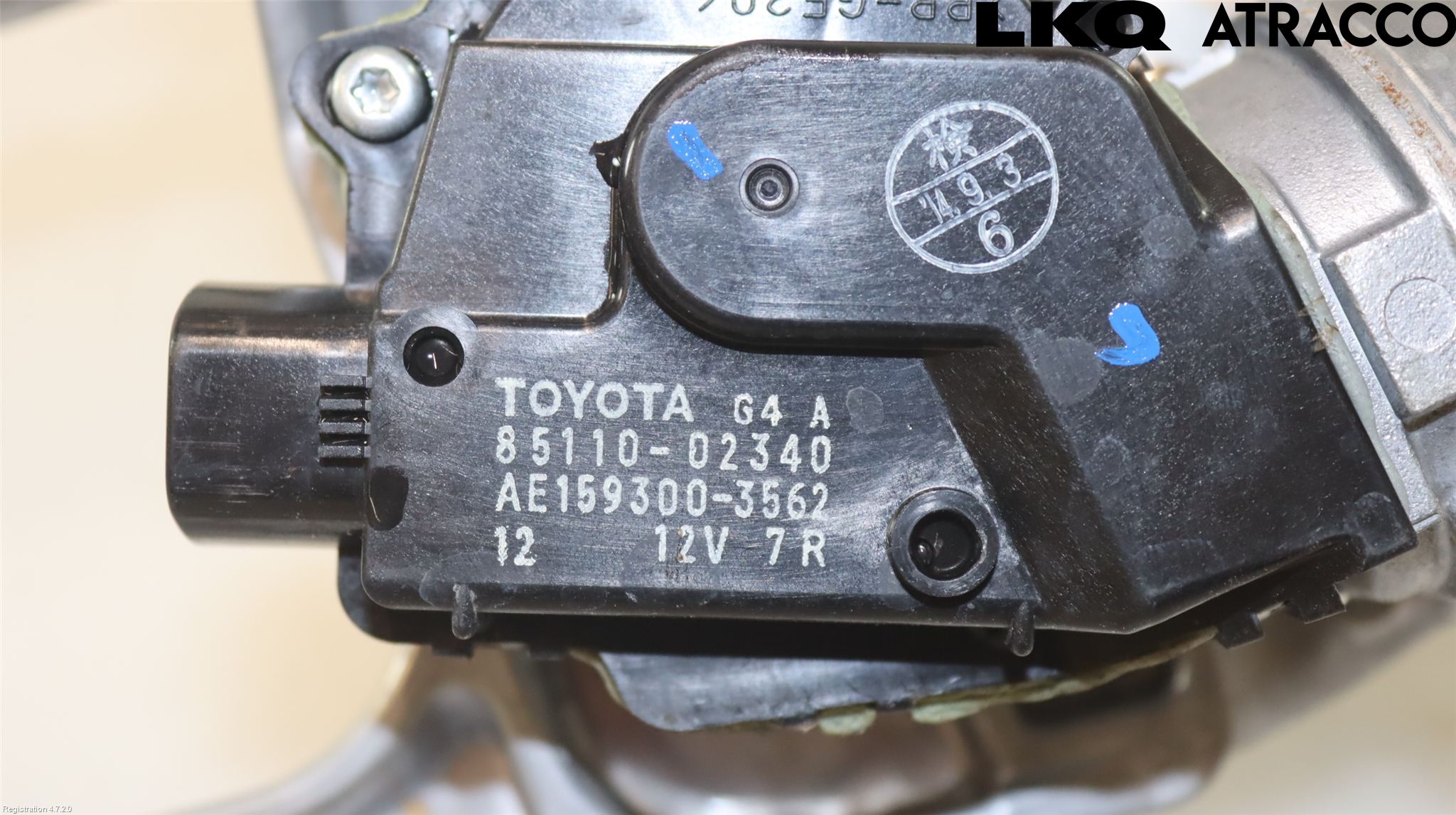 Toyota AURIS 13-19 Viskeroverføring Frontrute