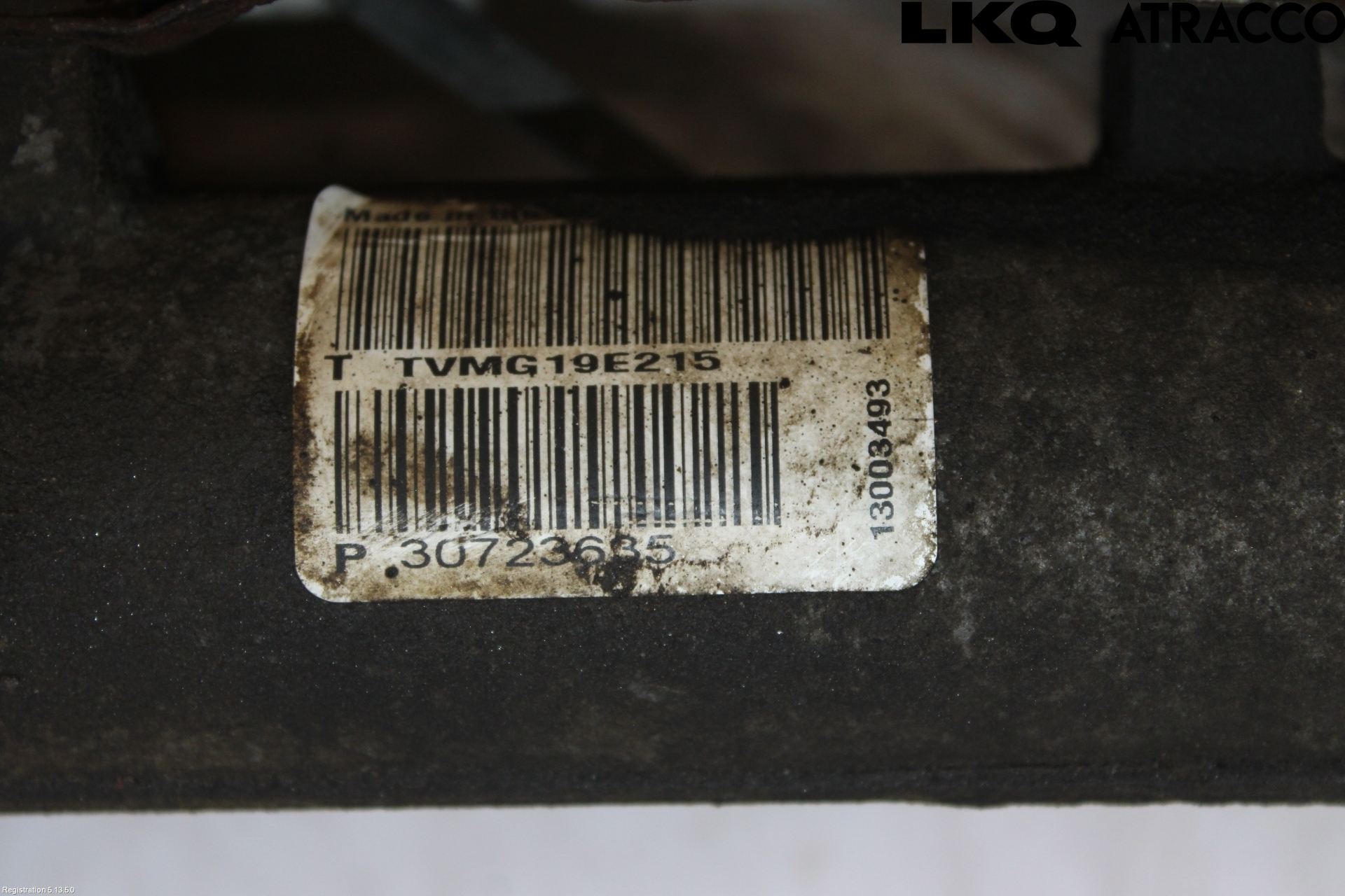 Volvo V50 04-07 Servo Snekke - Tannstang