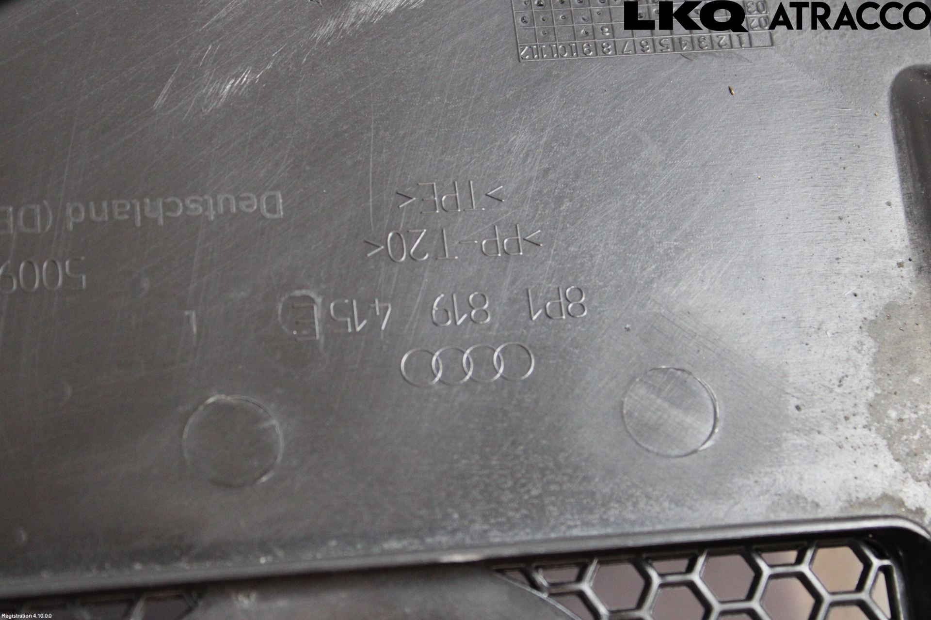 Audi A3/S3 05-13 Visker Deksel-Grill-Under Frr