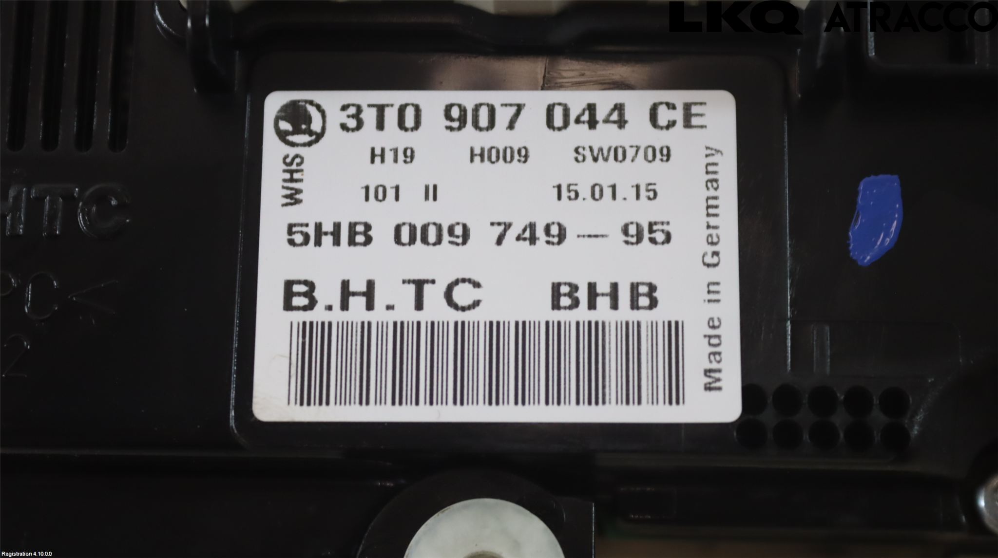 Skoda YETI Varmeapparat Panel(Regulering)