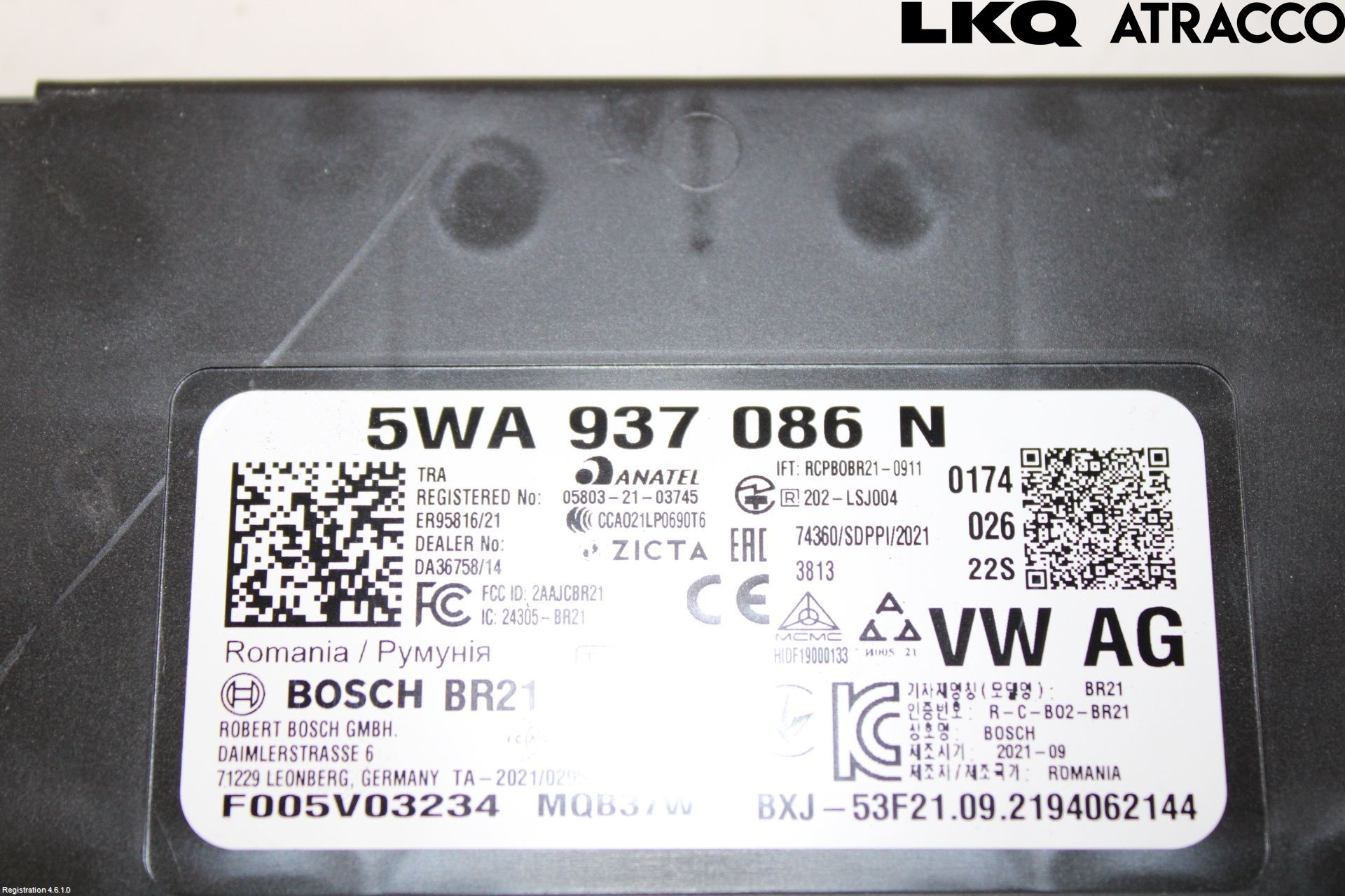 Skoda OCTAVIA (NX) 20- Styreenhet Klima