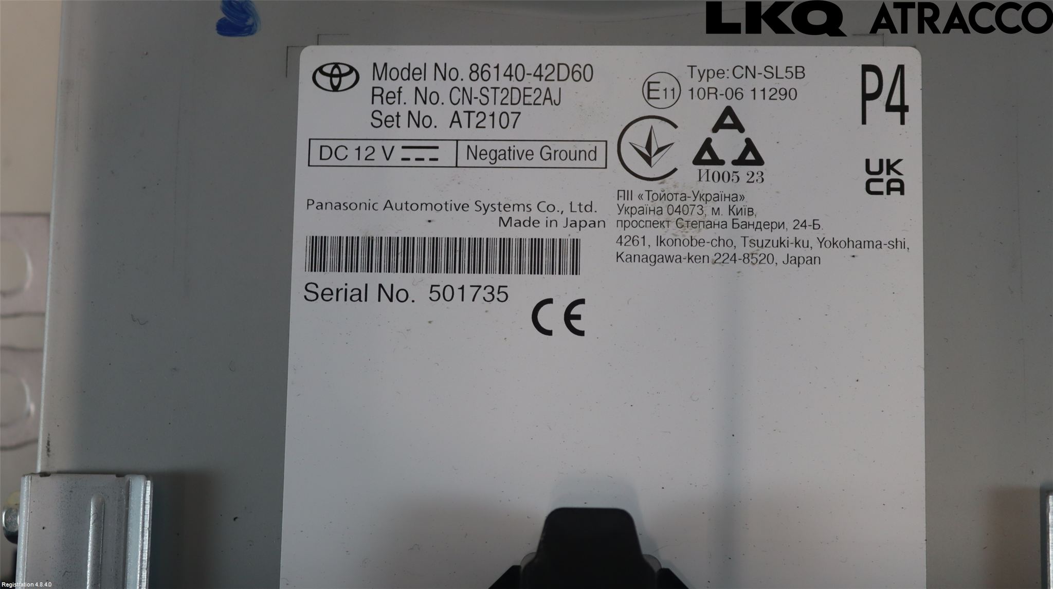 Toyota RAV4 19- Stereo Radio Med Cd