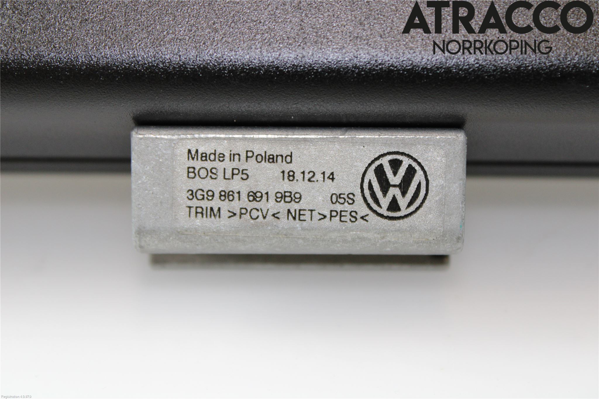 Volkswagen VW PASSAT 15-19 Innr Lastenett