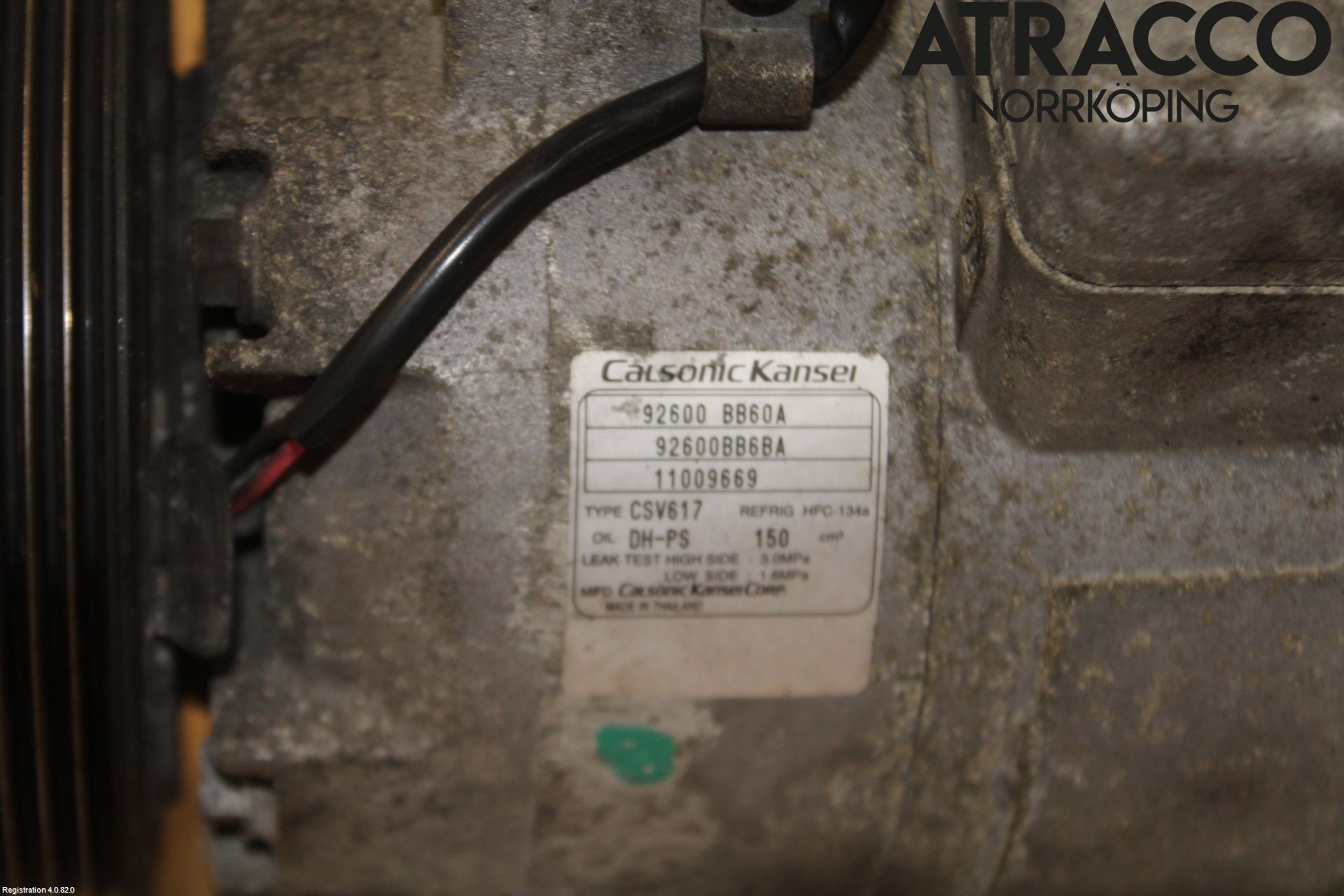 Nissan QASHQAI 10-14 Varme Ac Kompressor
