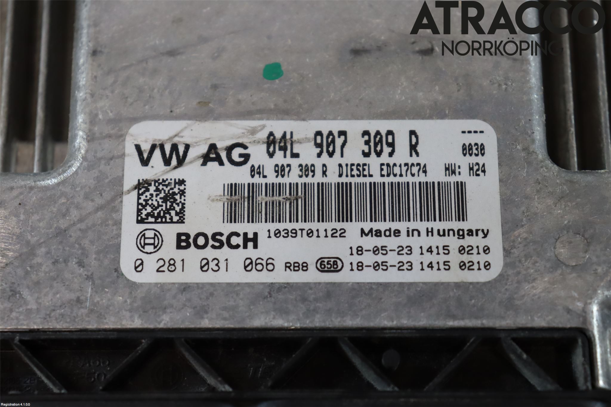 Volkswagen VW GOLF / E-GOLF VII 13-20 Styreenhet Dieselpumpe