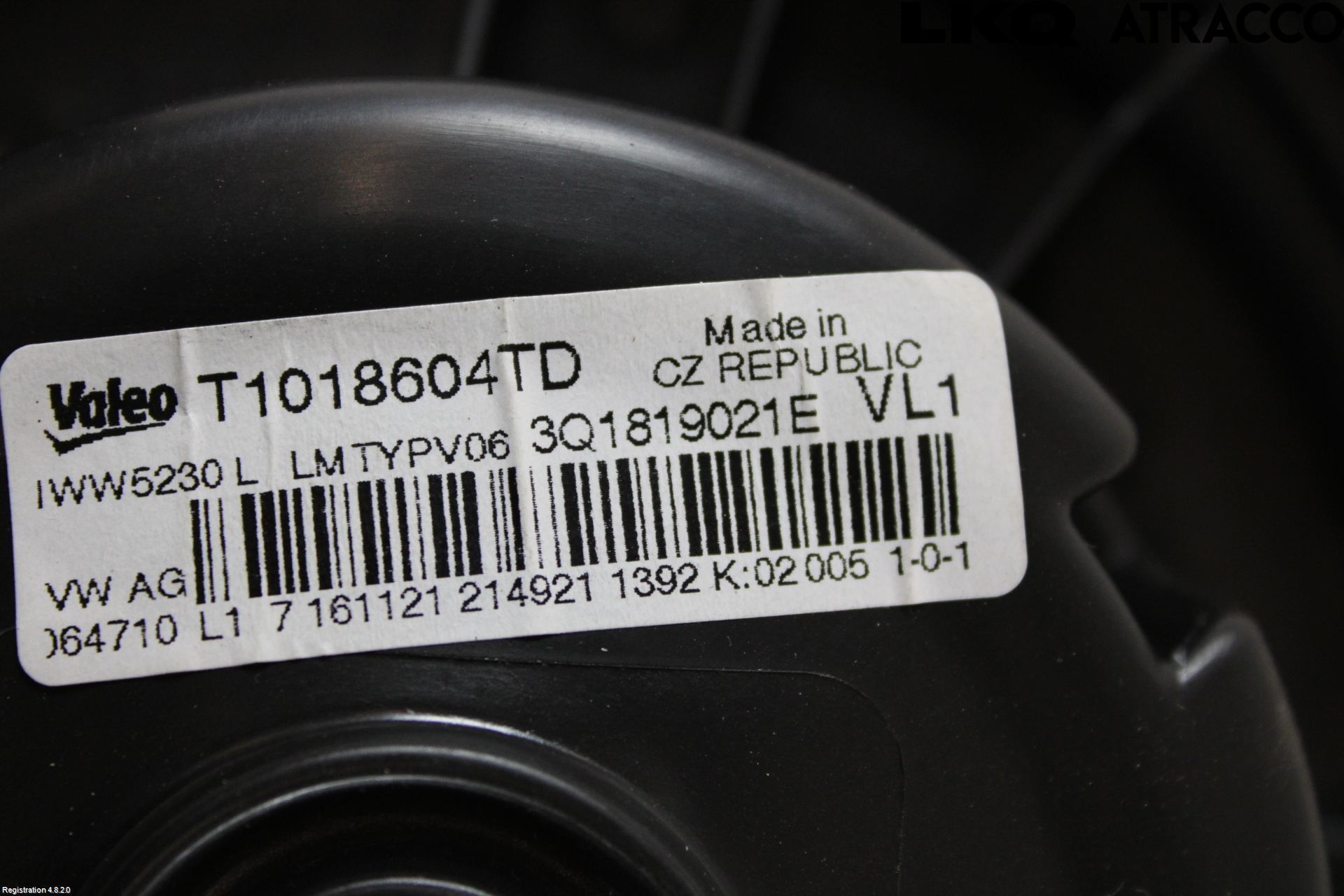 Volkswagen VW TRANSP/CARAVELLE (T7) 22-24 Varmeapparat Viftemotor