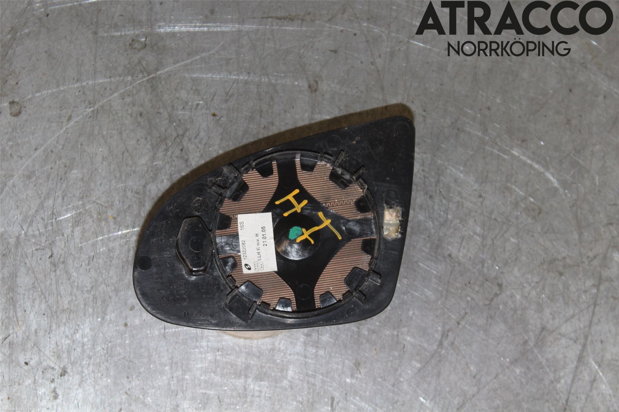Audi A2 Speil Glass H
