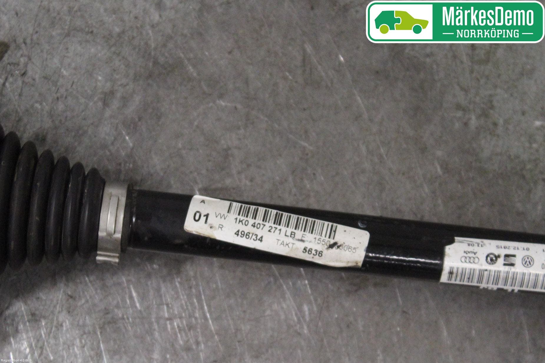 Volkswagen VW GOLF / E-GOLF VII 13-20 Drivaksel Foran Kompl Venstre