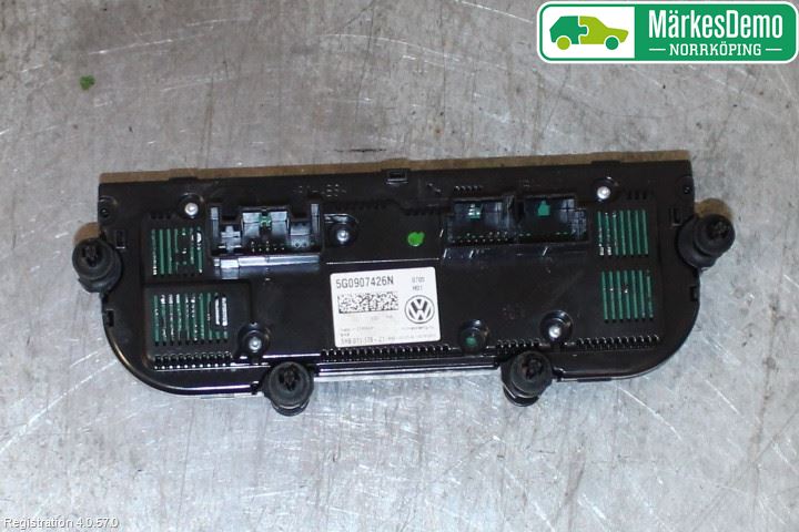 Volkswagen VW GOLF / E-GOLF VII 13-20 Varmeapparat Panel(Regulering)