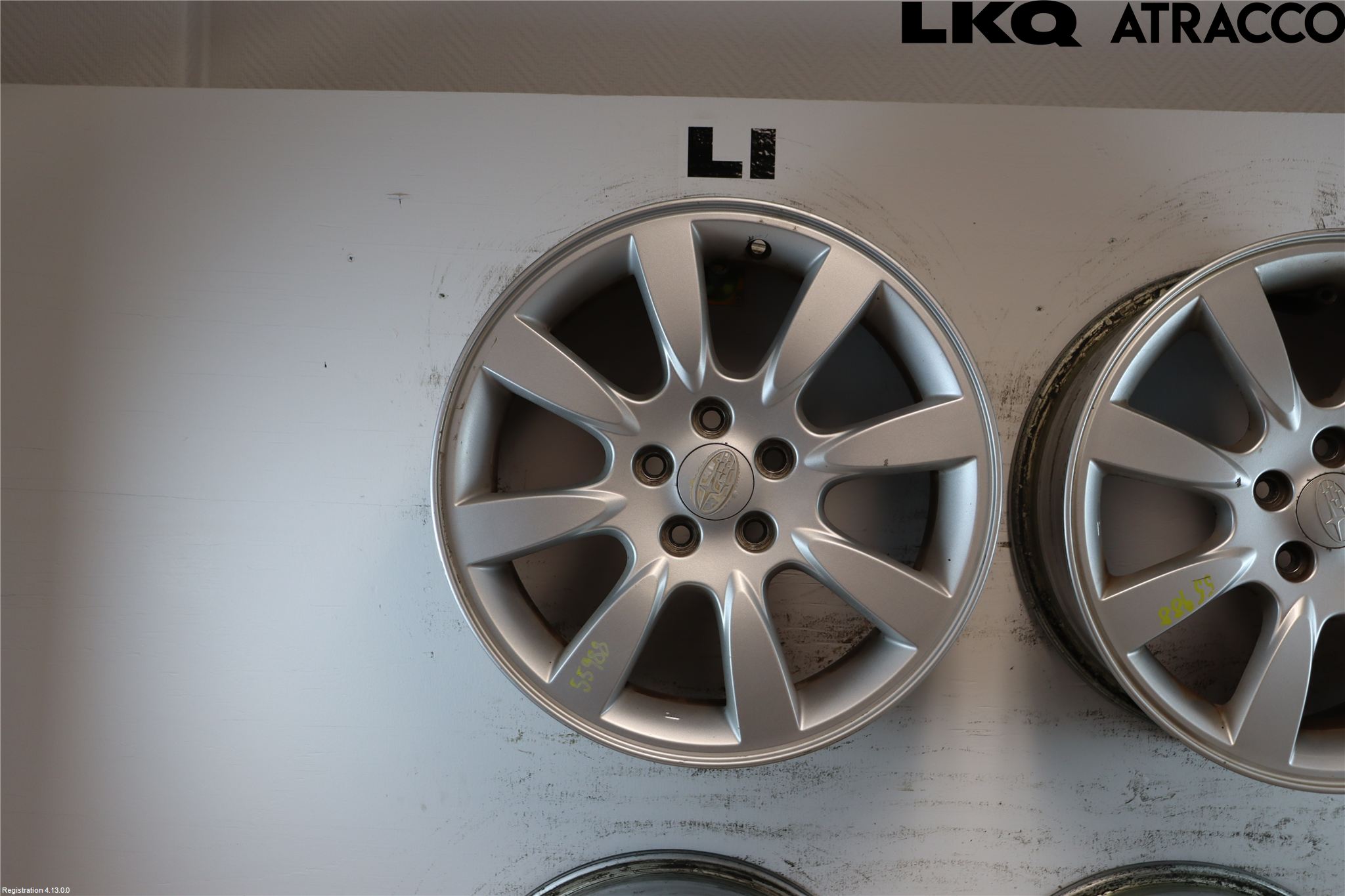 Subaru LEGACY 10-14 Felg Aluminium Sett 4Stk