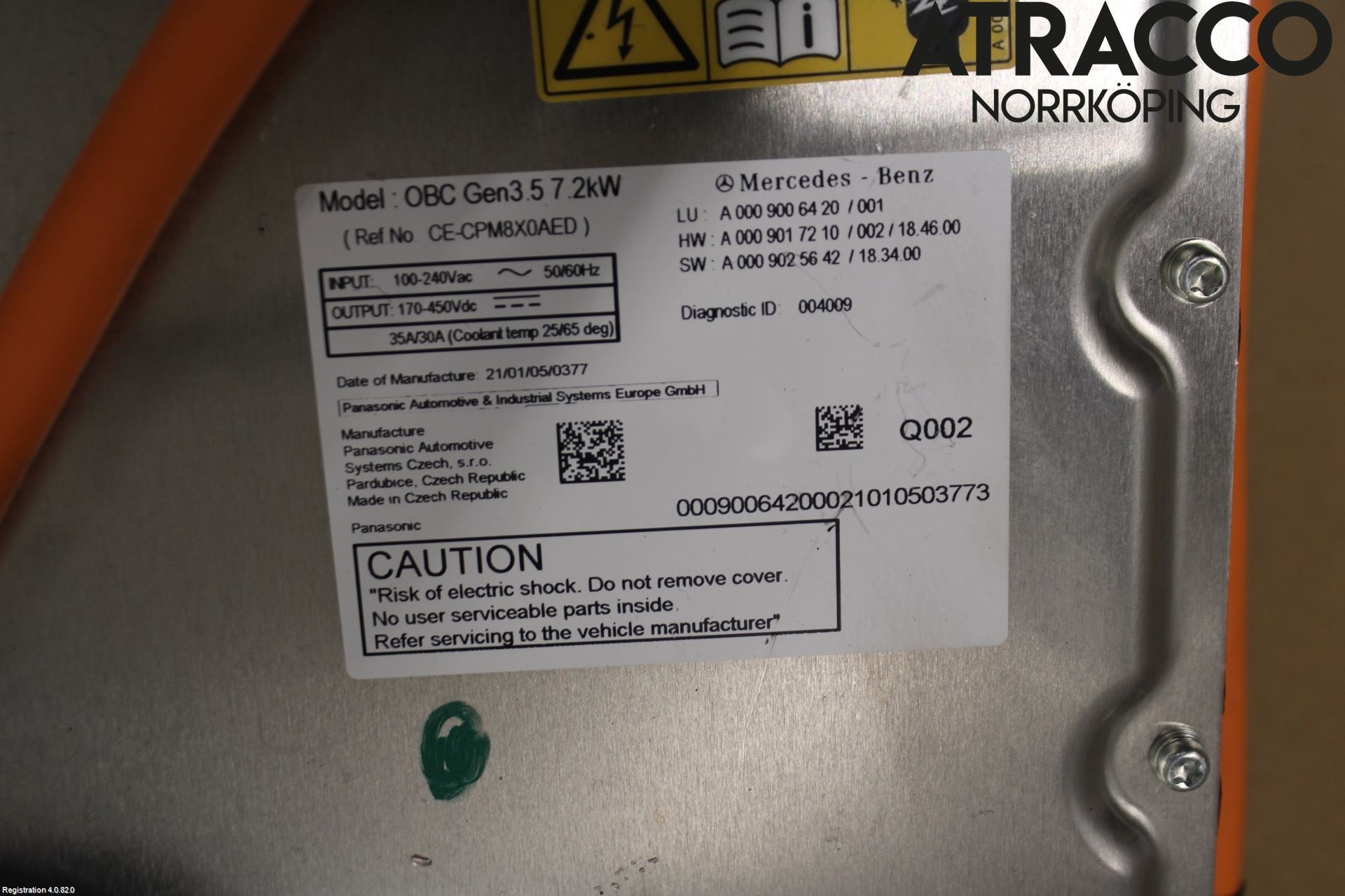 Mercedes-Benz MB C-KLASS (W205) 14-21 Batterilader Hybrid