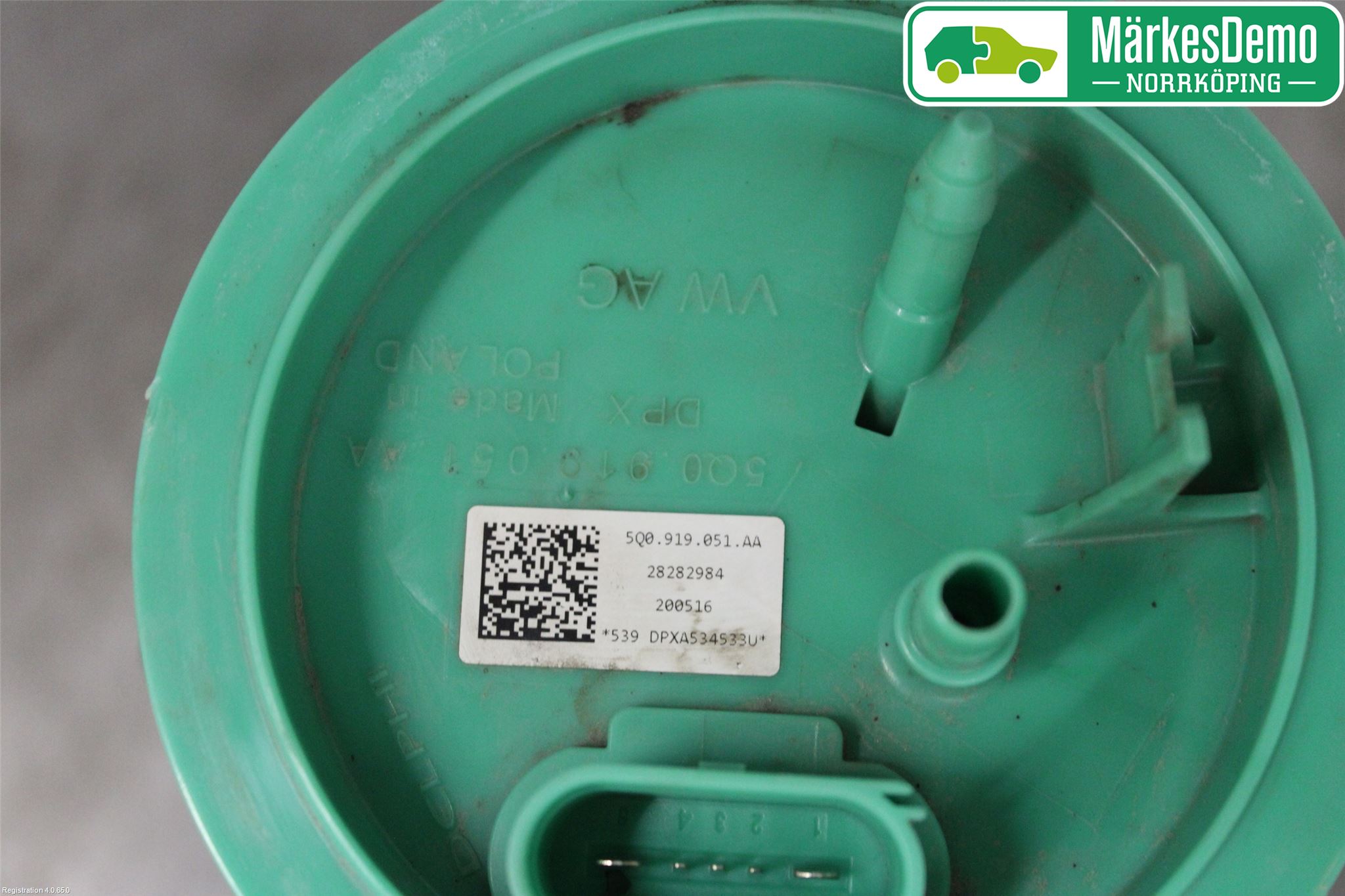 Volkswagen VW GOLF / E-GOLF VII 13-20 Drivstoffpumpe Fødepumpe El