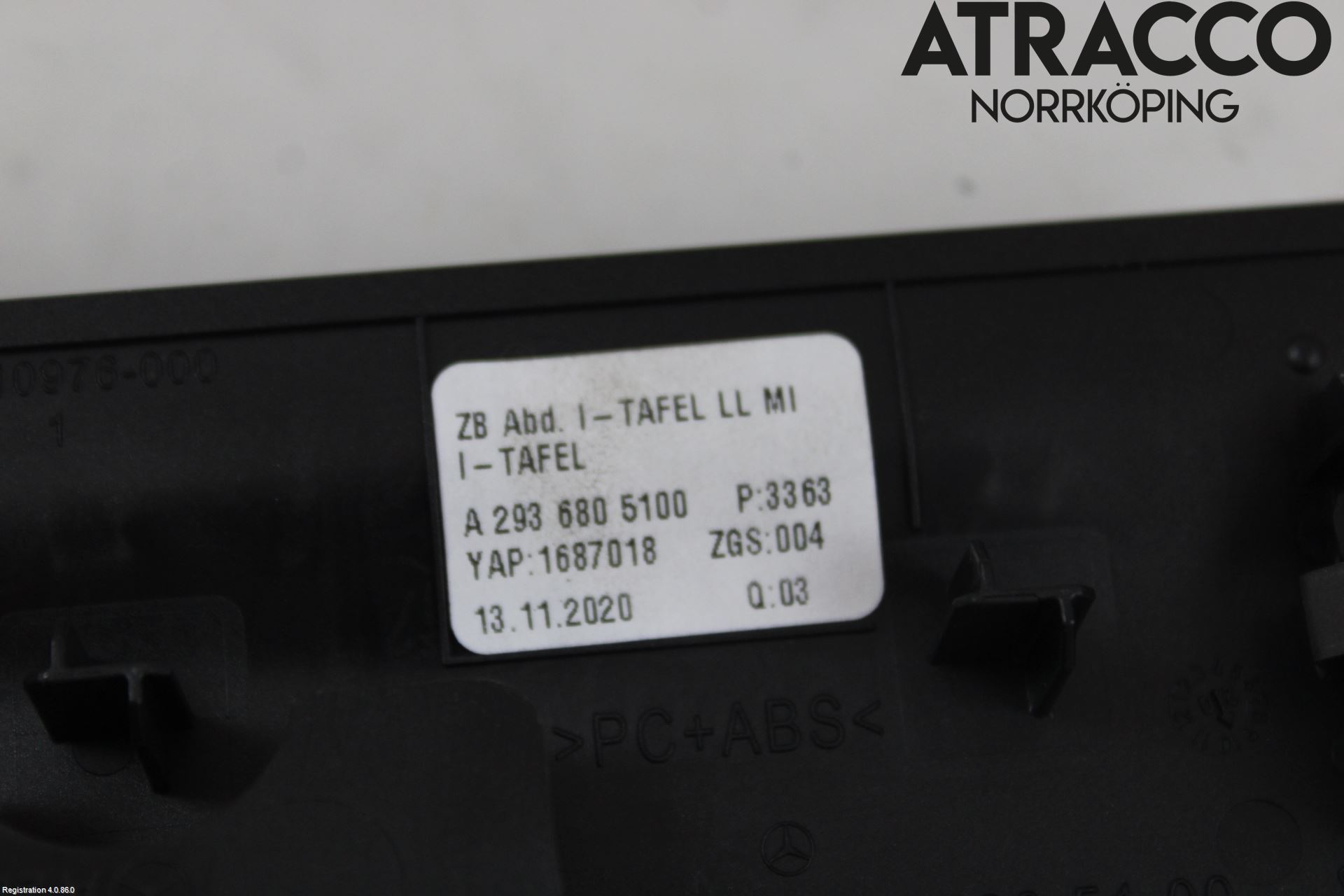 Mercedes-Benz MB EQC (N293) 20- Innr Dekor Instrbord