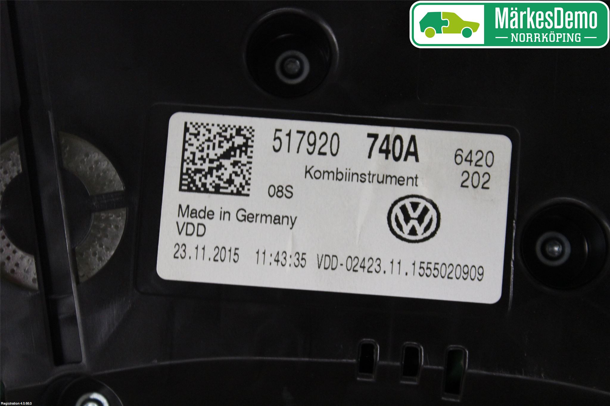 Volkswagen VW GOLF SPORTSVAN 15-20 Instr Kombinert