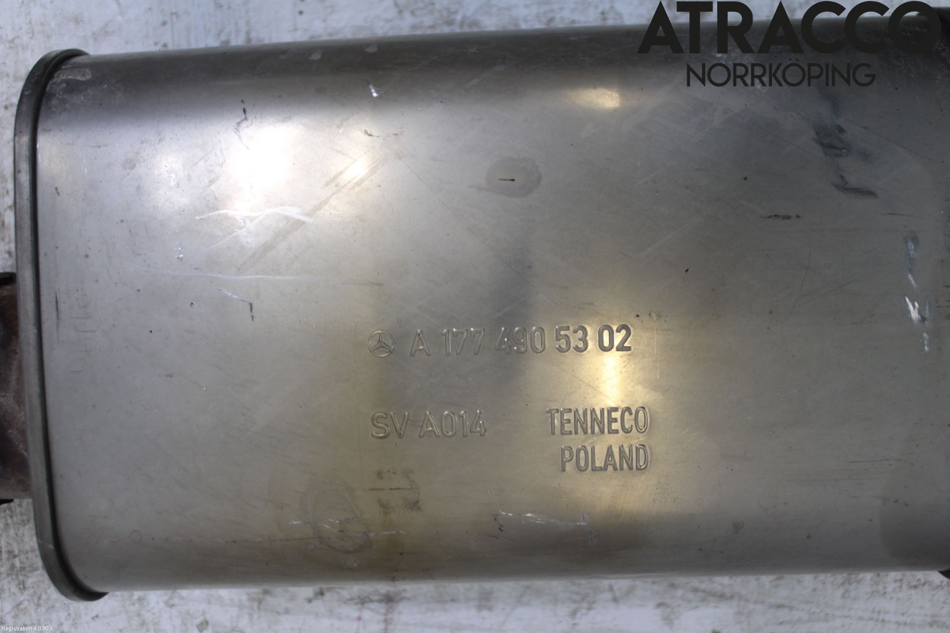 Mercedes-Benz MB A-KLASS (W177) 18- Eksos Foran-Mitt-Bak