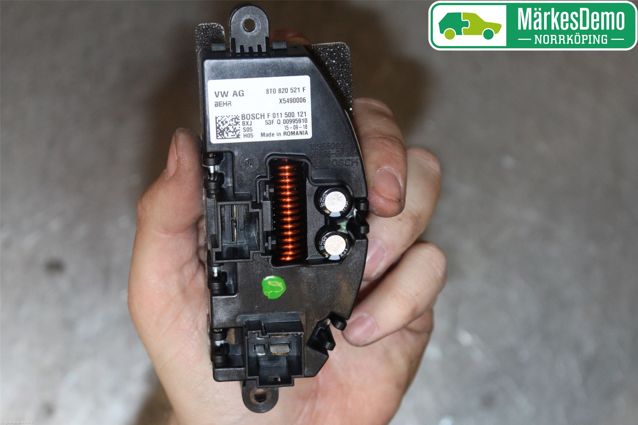 Audi A4 12-15 Varmeapparat Viftemotstand