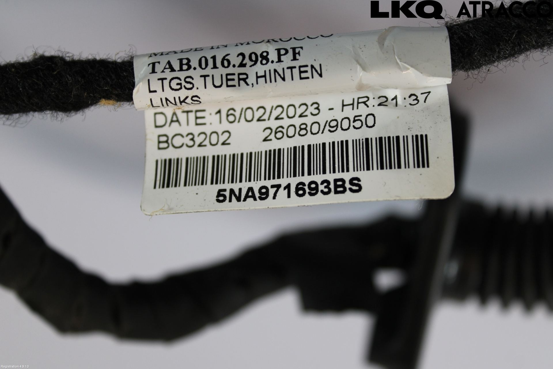 Volkswagen VW TIGUAN 16-24 Ledningsnett