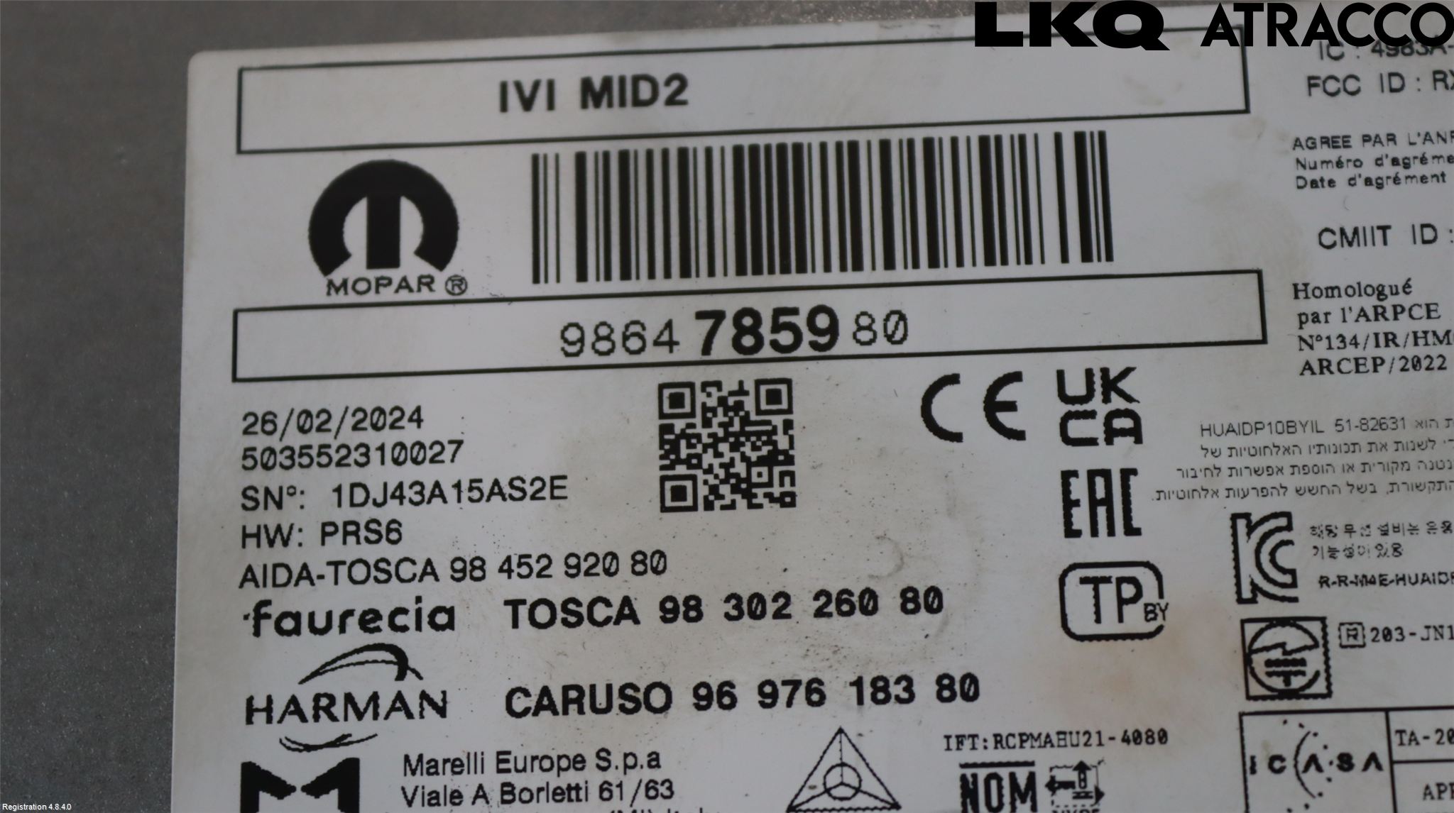 Opel ASTRA L 22- Stereo Radio Med Cd
