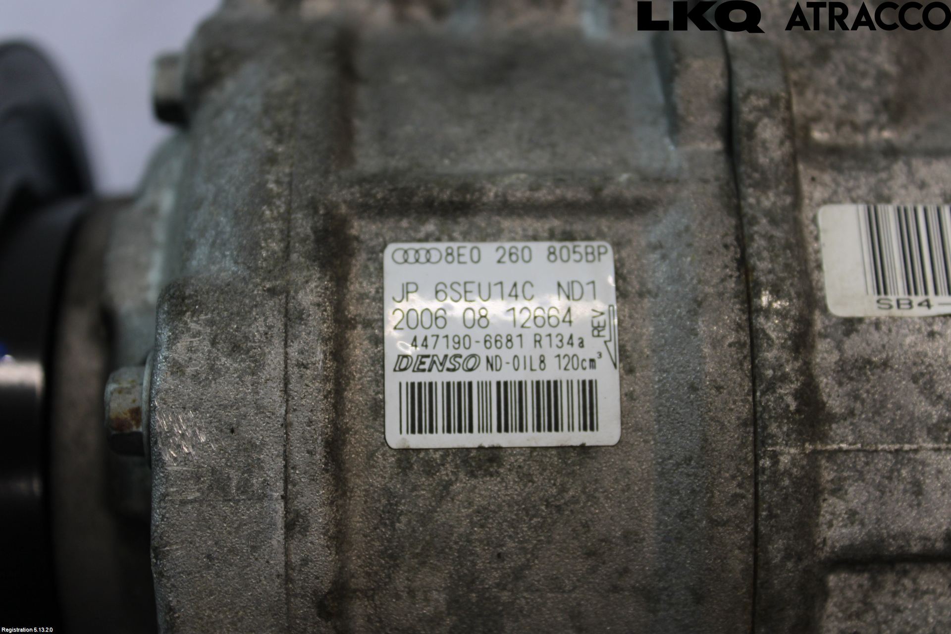 Audi A4/S4 05-07 Varme Ac Kompressor