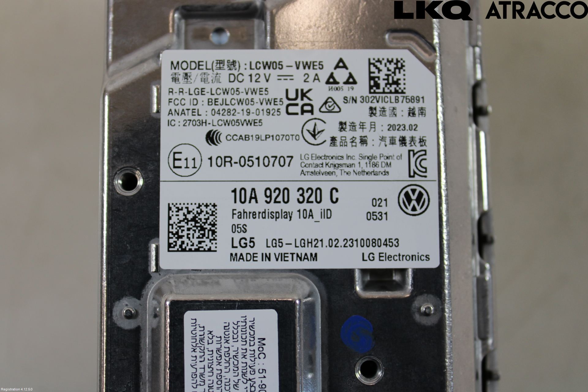 Volkswagen VW ID.4 21- Instr Kombinert