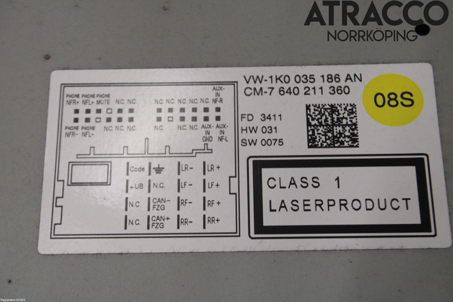 Volkswagen VW CADDY 11-15 Stereo Radio Med Cd