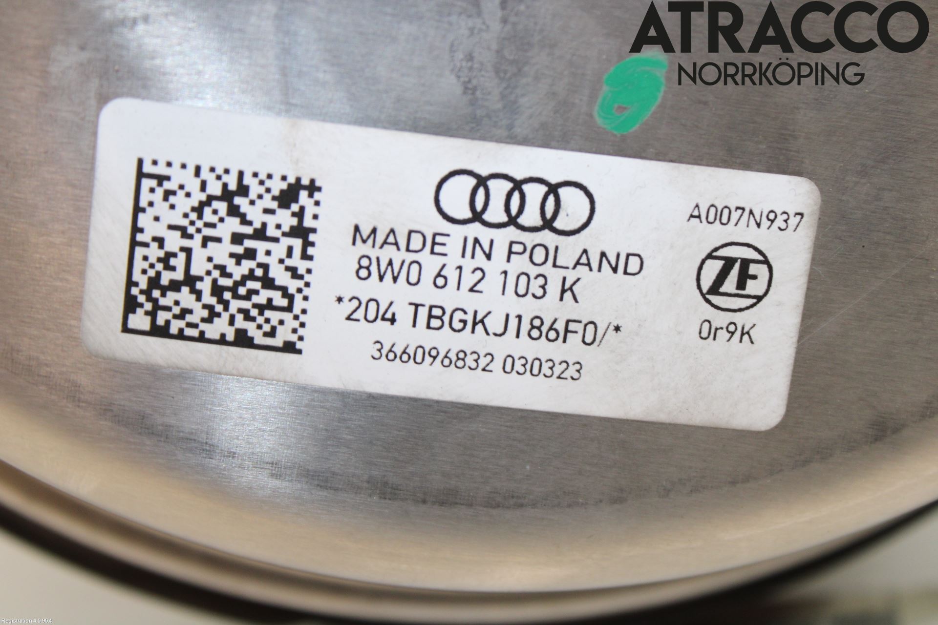 Audi A4/S4 B9 20- Bremseservo
