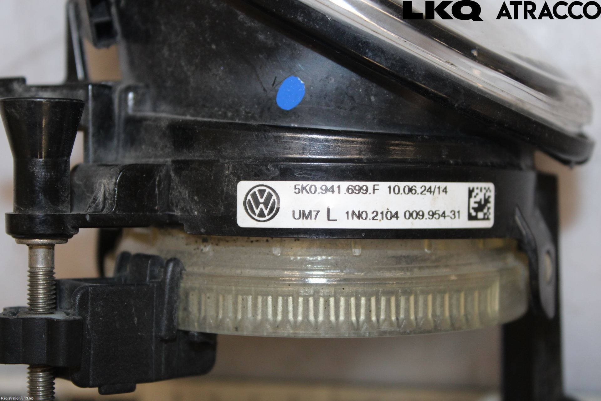 Volkswagen VW GOLF VI 09-13 Frontlykt-Kurve-Tåkelys