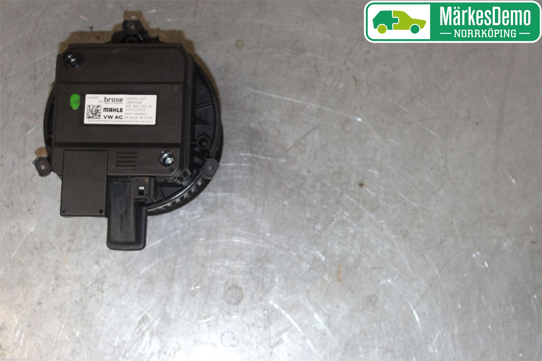 Audi A4/S4 B9 16-19 Varmeapparat Viftemotor