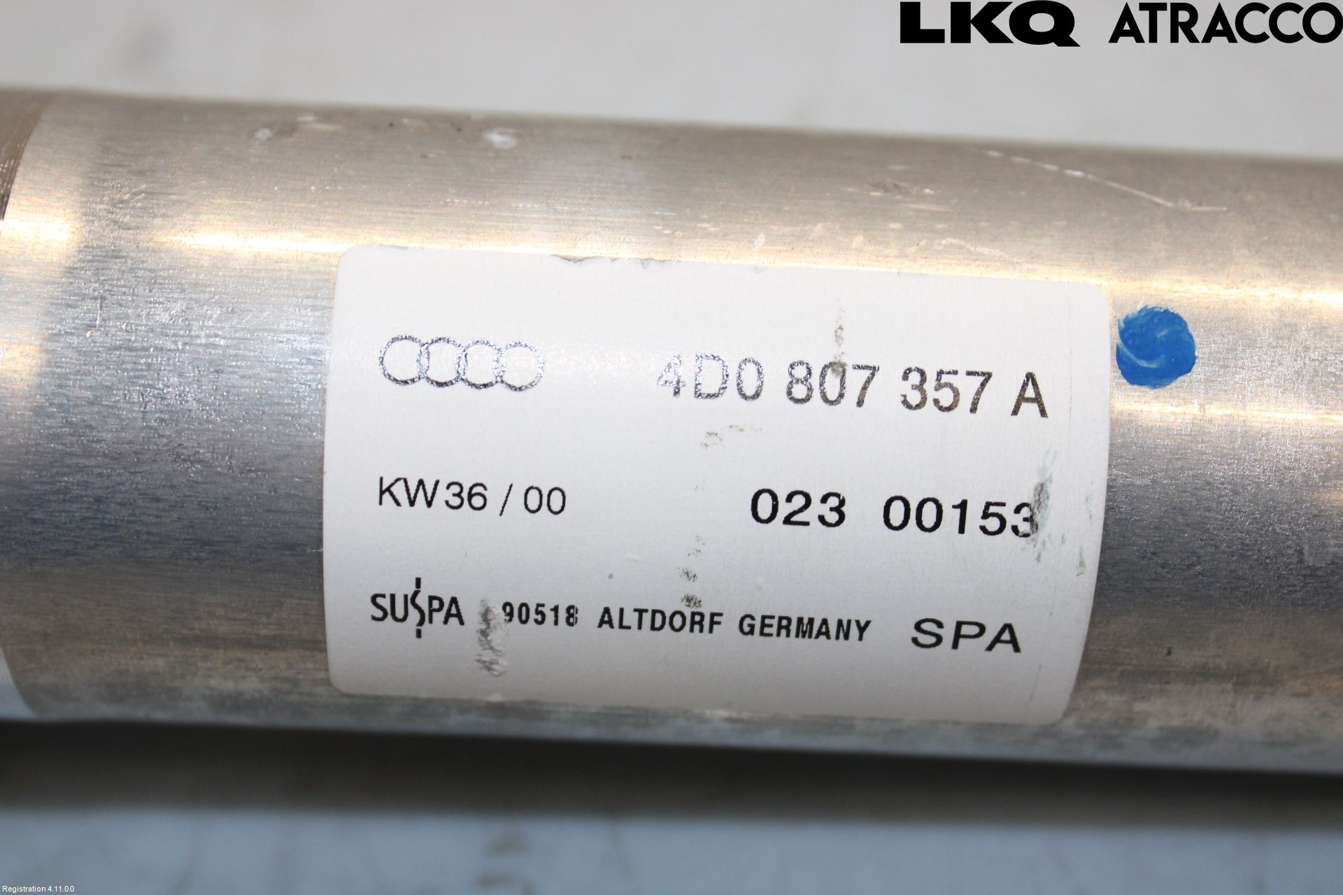 Audi A8/S8 4D 94-02 Støtfanger Bak Feste