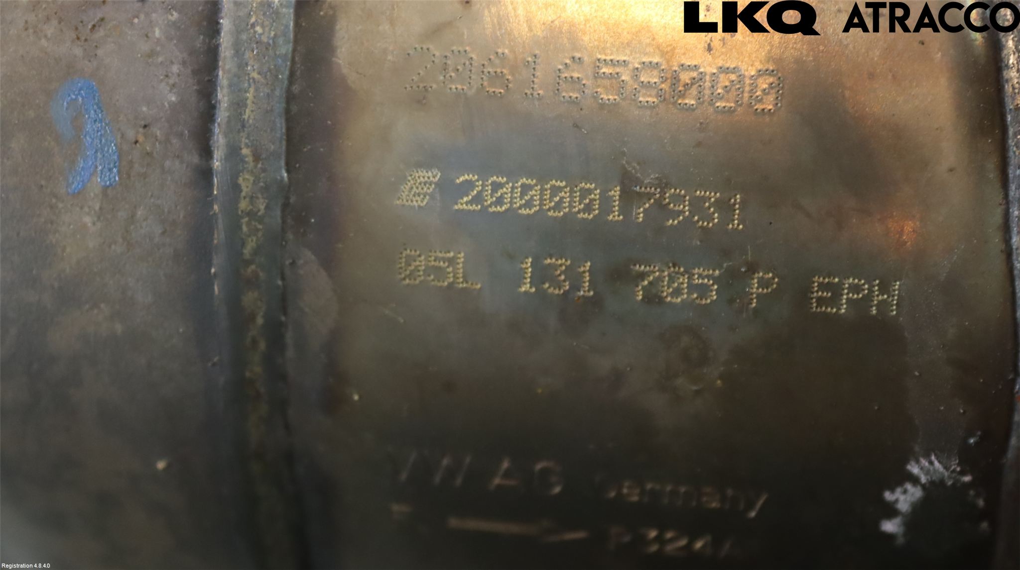 Volkswagen VW T-ROC 18- Eksos Partikketfilter