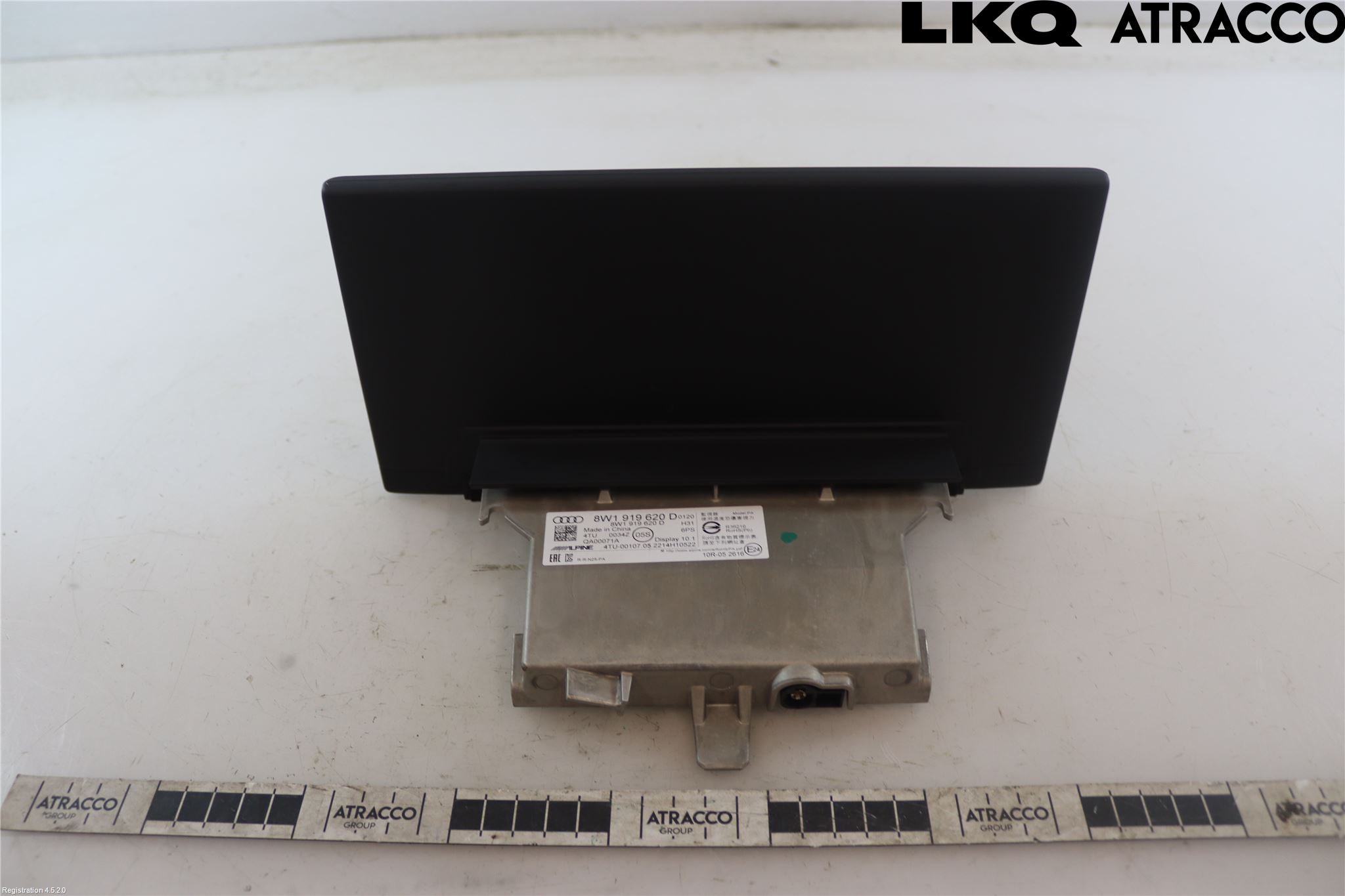 Audi A4/S4 B9 20- Instr Skjerm Dvd-Gps-Ac-Tlf